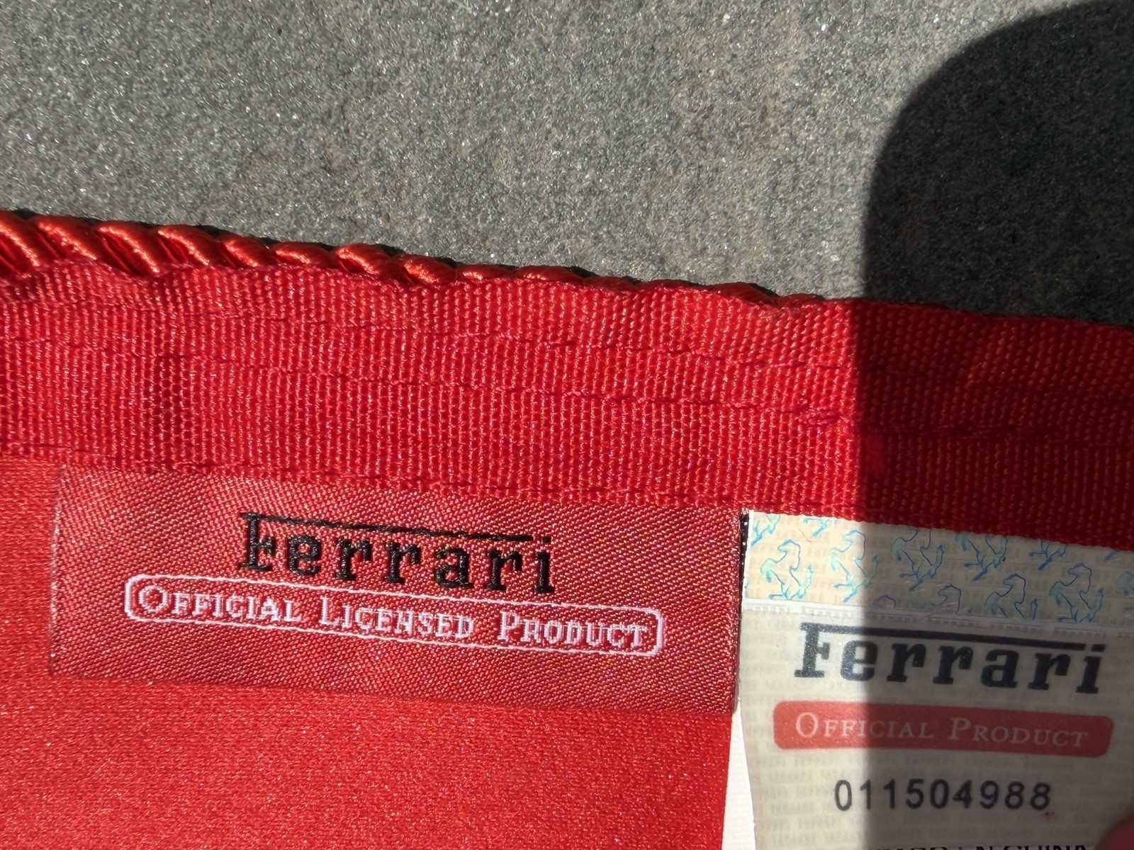 Ferrari Red Hanging Banner Pennant Official Licensed Product