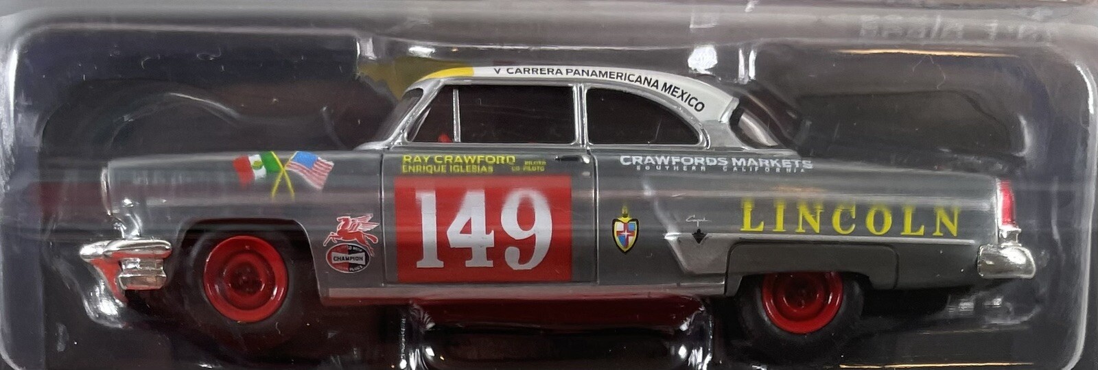 MINI GT 1954 LINCOLN CAPRI CARRERA PANAMERICAN CLASS WINNER #149 1/64 611 Chase