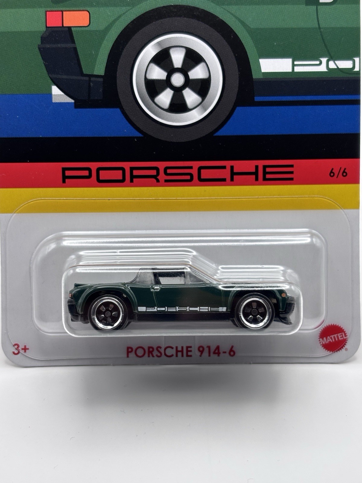 Hot Wheels CHASE GREEN Walmart Exlusive Silver Series Porsche 914-6 In Protector