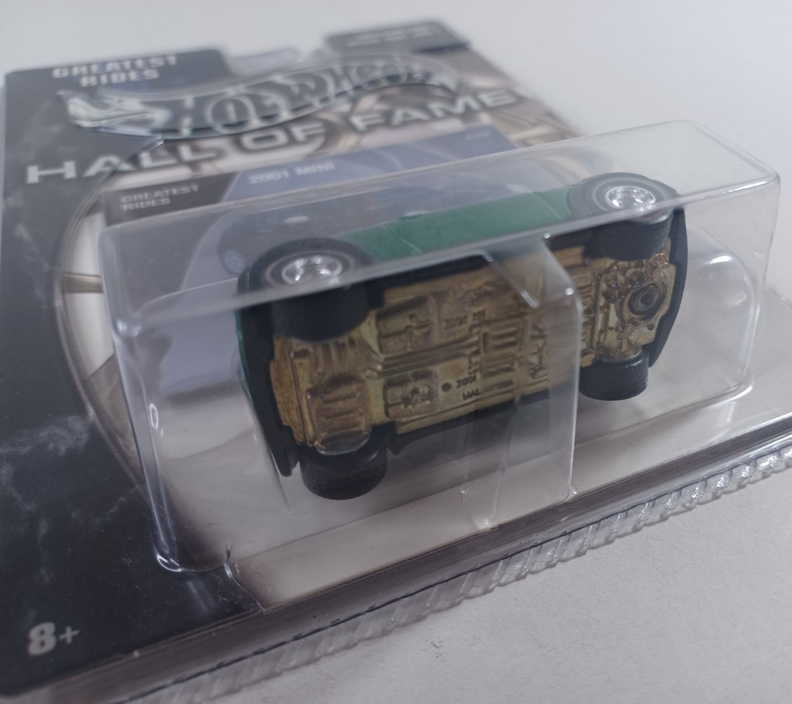 Hot Wheels Hall Of Fame 2001 Mini Cooper 1:64 Green Diecast Real Riders Peterson