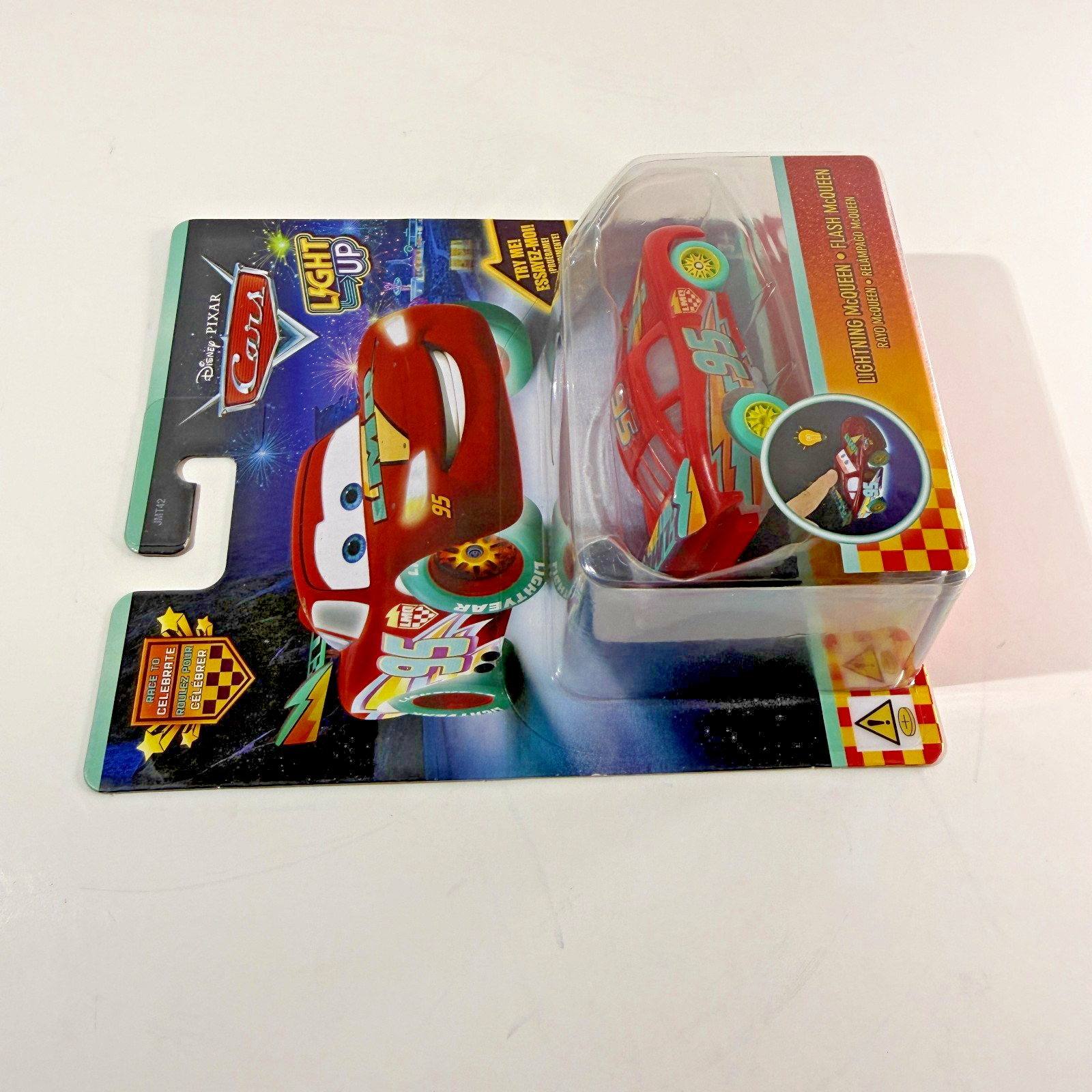 Disney Pixar Cars Light Up Lightning McQueen Race To Celebrate Mattel New 2026