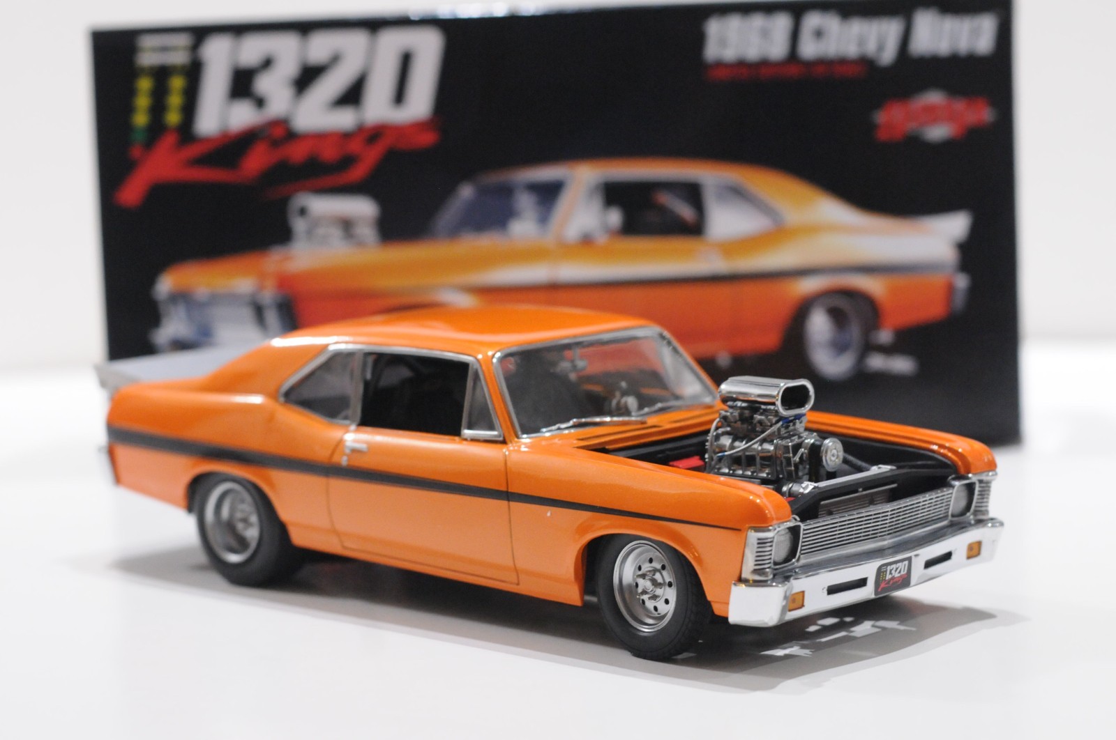 GMP 1968 CHEVY NOVA 1320 KINGS ORANGE SCALE 1:18 LIMITED 1 OF 600