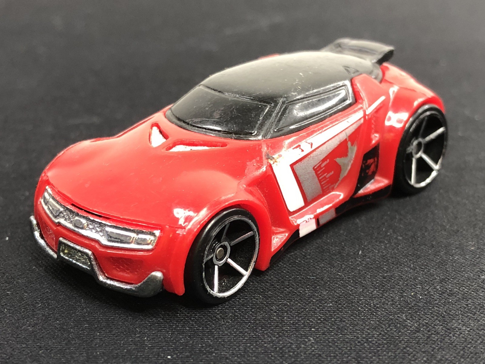 Hot Wheels 2007 High Voltage Coaster Crash Exclusive M2610 Red Loose Vehicle