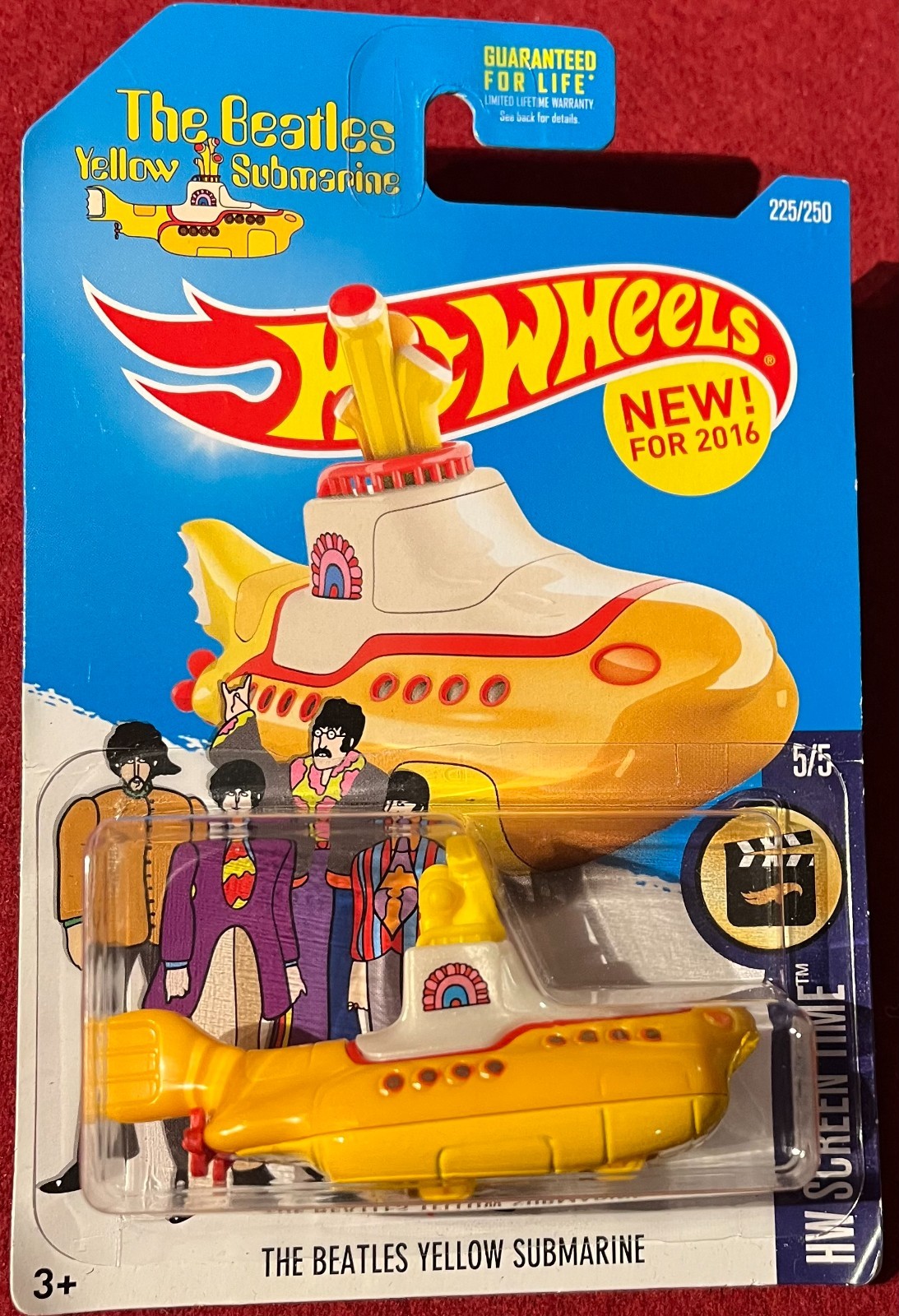 HOT WHEELS THE BEATLES YELLOW SUBMARINE 225/250. SEE COMBINED OFFERS!