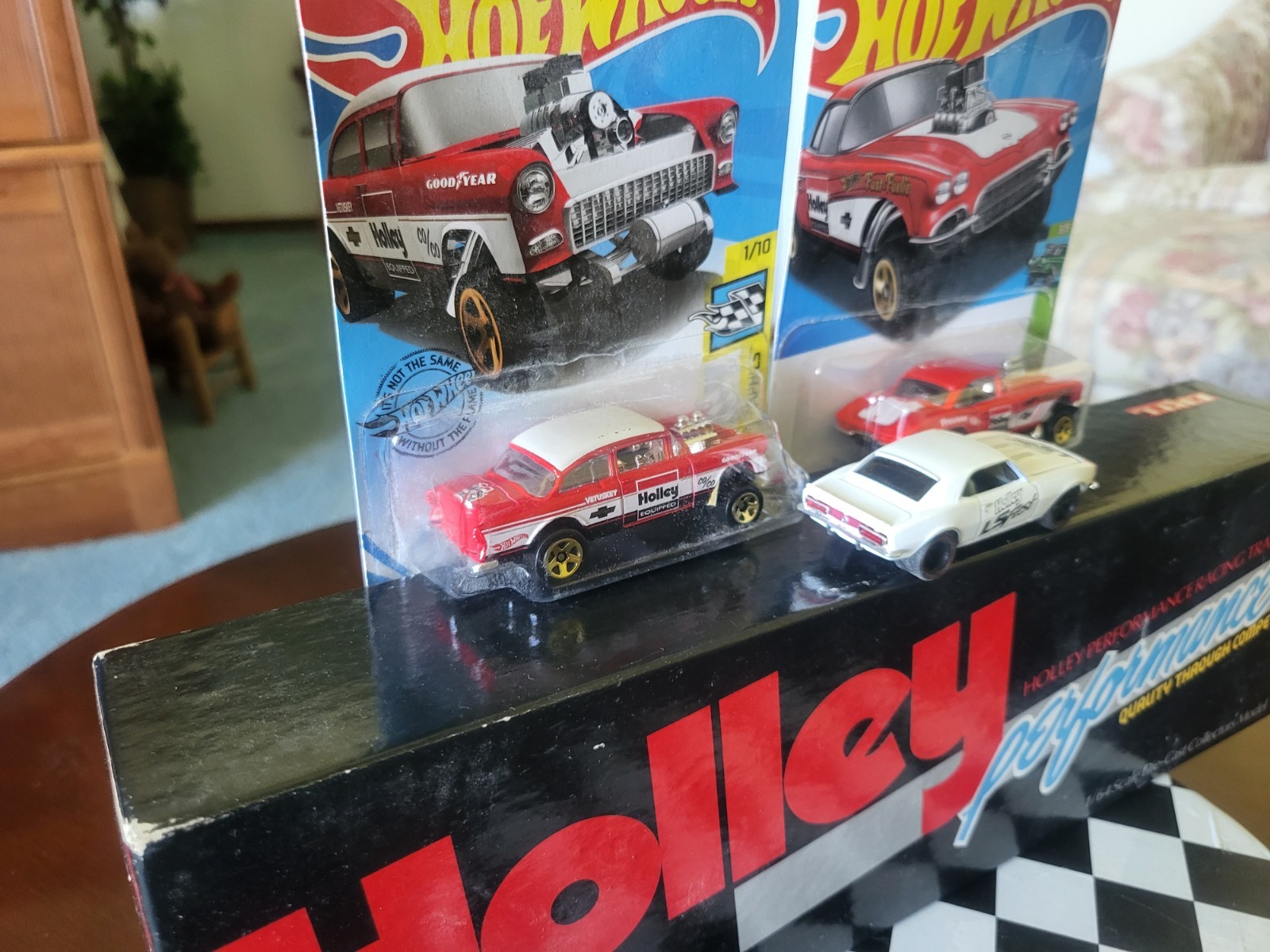 ERTL Customized 1993 Limited Edn 1/64 HOLLEY PERFORMANCE RACING Transporter MiB