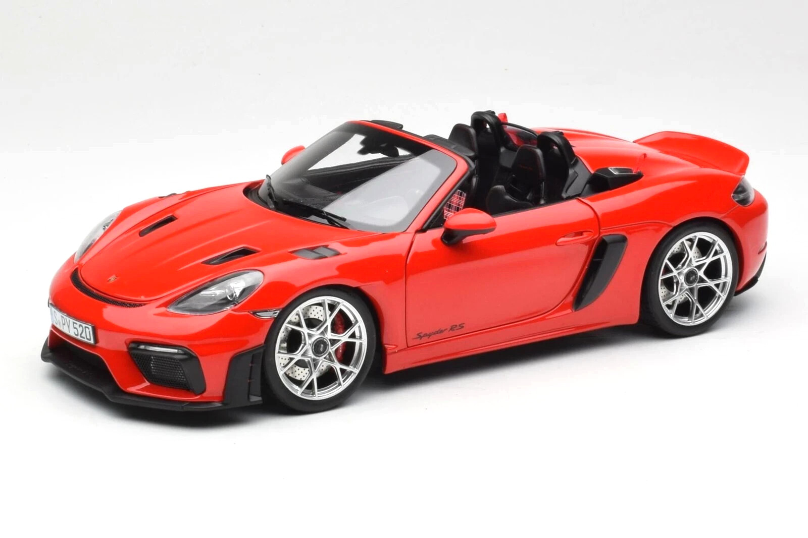 1/18 Porsche 718 982 Spider RS Weissach Red Diecast Model Car By Norev 187271