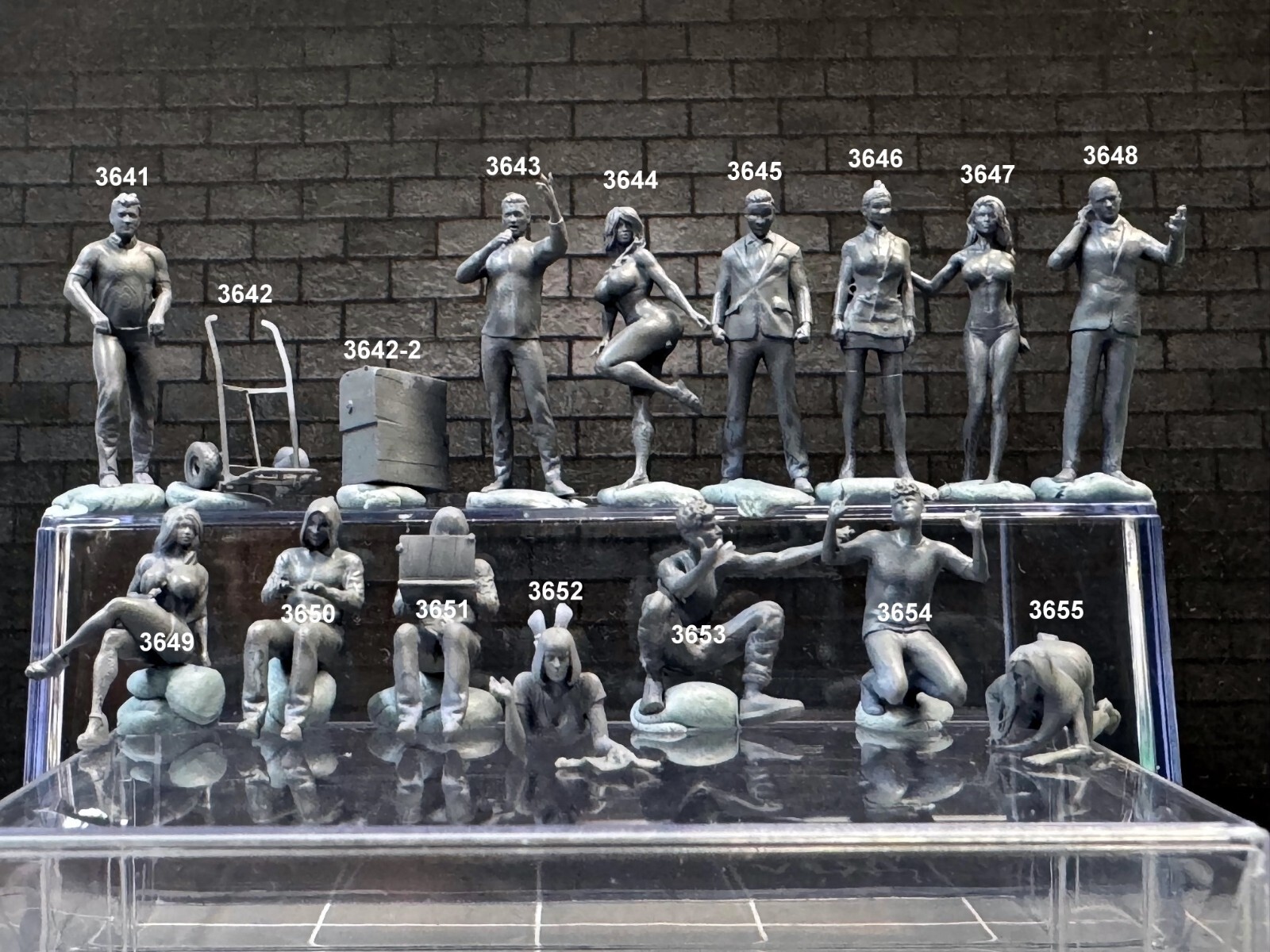 1:64 Figures – For Dioramas Miniature Figures 164 Fig Lot 376