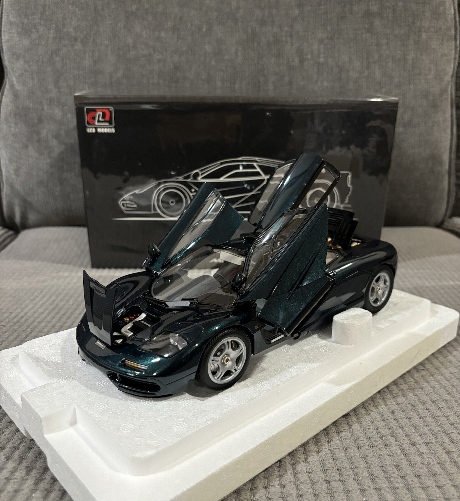 1/18 LCD McLaren F1 XP5 (Dark Green Metallic)Diecast Limited Production In Stock