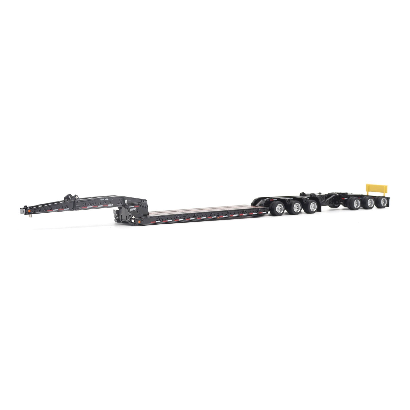 TRAIL KING TK170 LOWBOY TRAILER BLACK W/JEEP 1/64 BY DIECAST MASTERS 71165