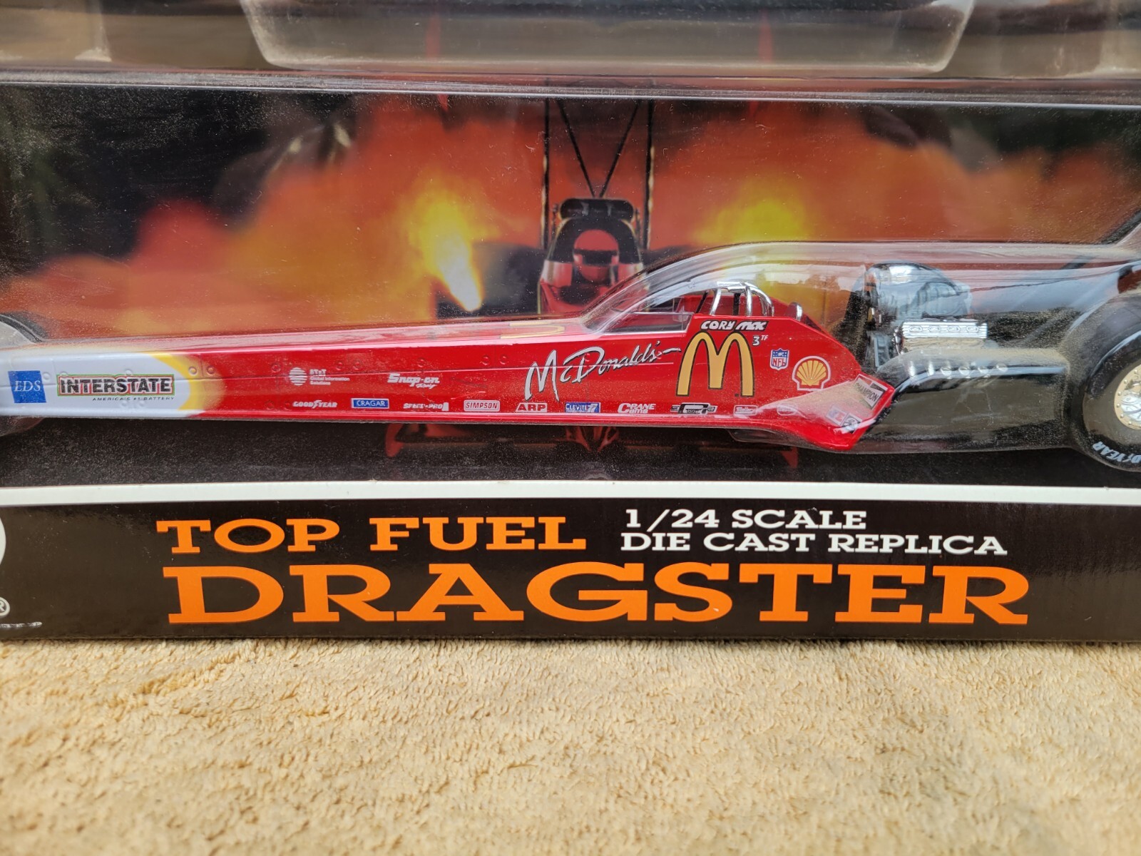 Racing Champions 1/24 Car NHRA Top Fuel Dragster McDonalds Cory McClentathon