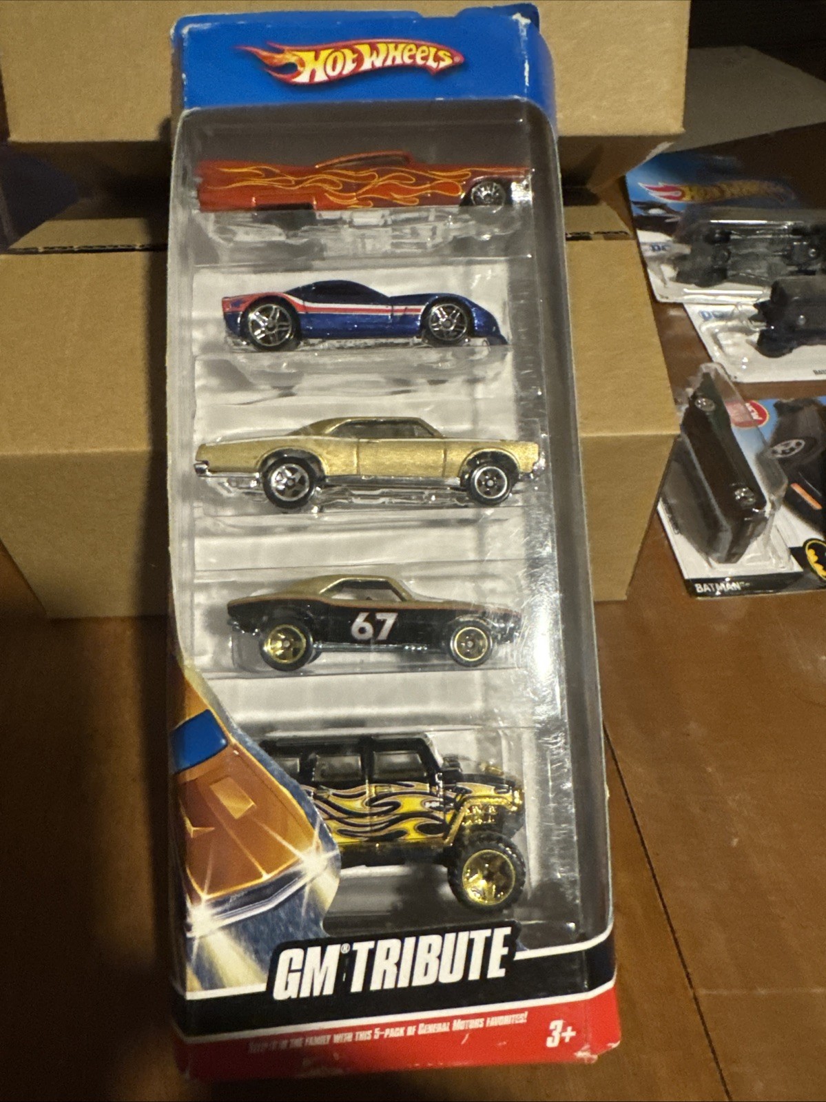 Hotwheels GM Tribute 5 Pack See Pictures For Card Damage
