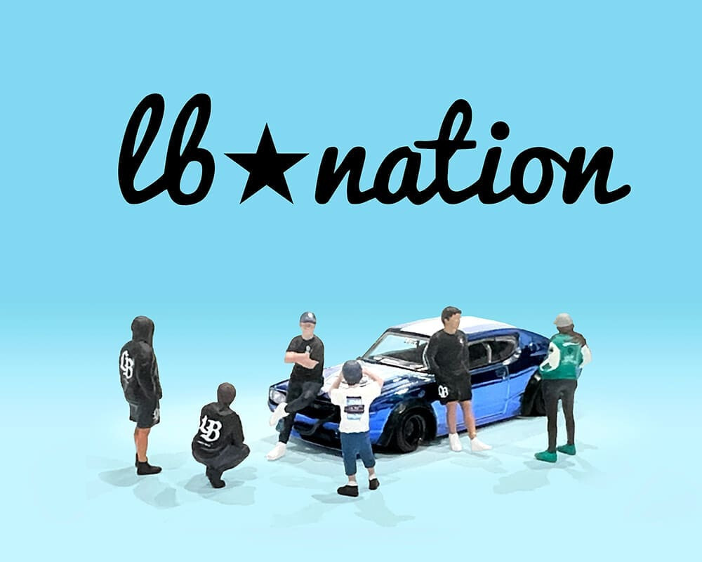 American Diorama 1/64 LB NATION Liberty Walk Figures Die Cast