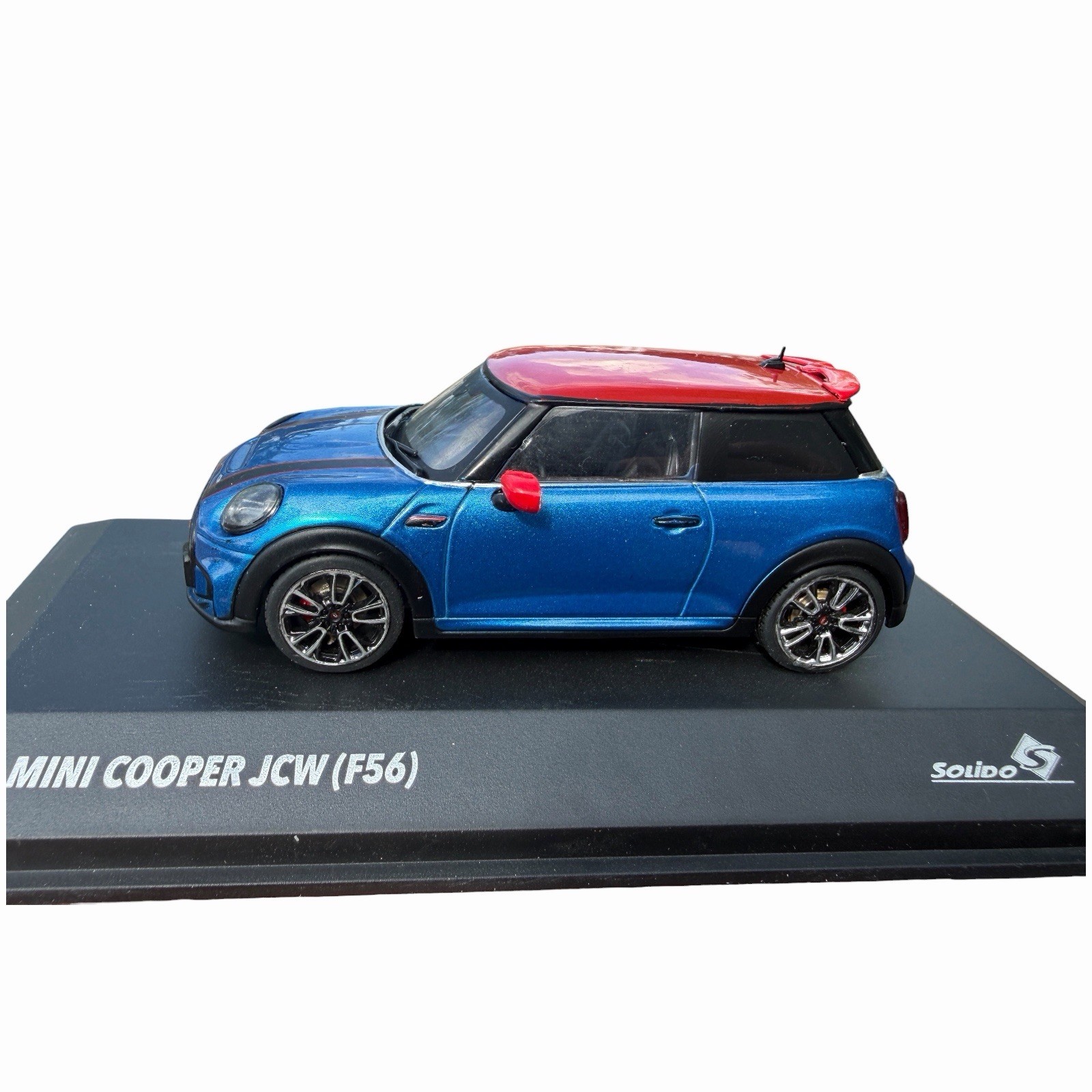 F56 MINI Cooper S John Cooper Works Blue Diecast car 1:43 Scale