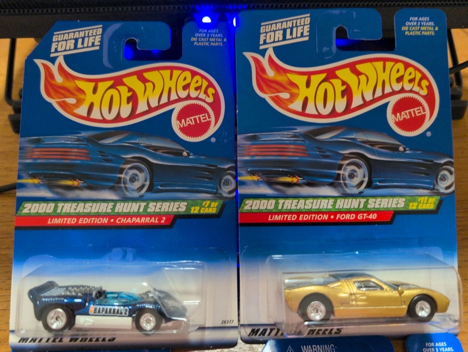 Hot Wheels Lot Of 4 (3) 2000 TREASURE HUNTS & (1) MYSTERY BEETLE CUP BUY IT NOW!