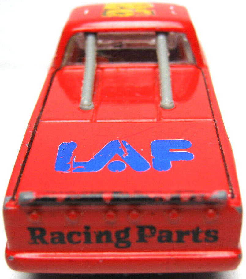 MADE IN CHINA – LAF #28 RACING PARTS 1:64 RED DIECAST 3″ PICKUP TRUCK – NICE