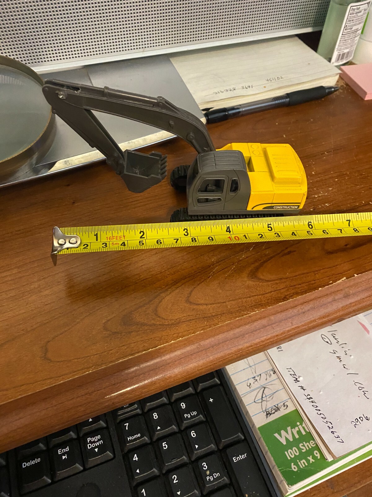 Popak New-Ray Movable 6 in. Metal/Plastic Excavator