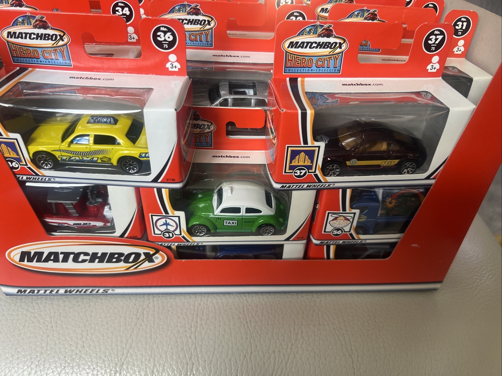matchbox boxed cars Hero City Vintage job lot 35 various cars.
