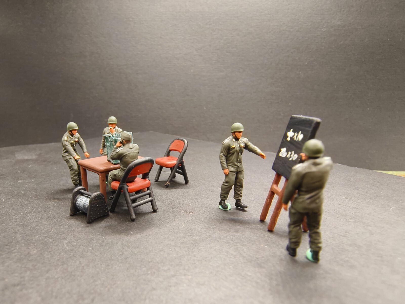 WW2 1/72 tank 1:72 USA GERMANY Command Post Battlefield5 Diorama totalwar