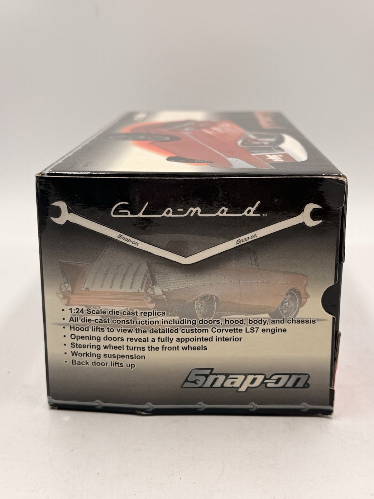 Glomad Snap On 1957 Chevy 1:24 Scale Die Cast Custom Replica 2008 RARE NICE
