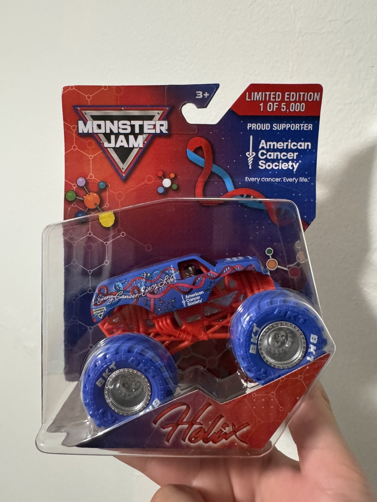 2026 Monster Jam Monster Truck Helix American Cancer Society LE FAST SHIPPING !