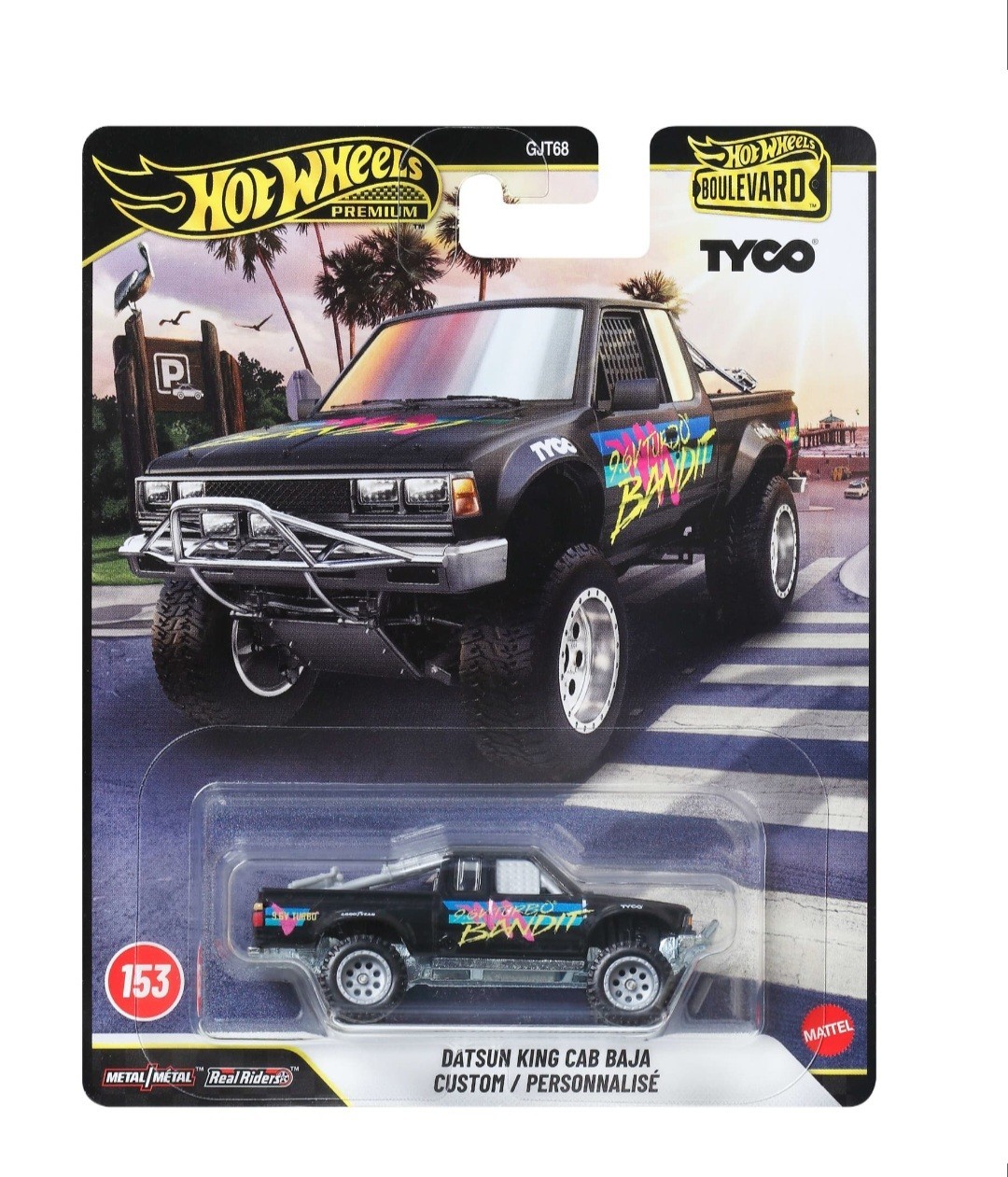 2026 Hot Wheels Boulevard Premium Datsun King Cab Baja Custom #153 🔥