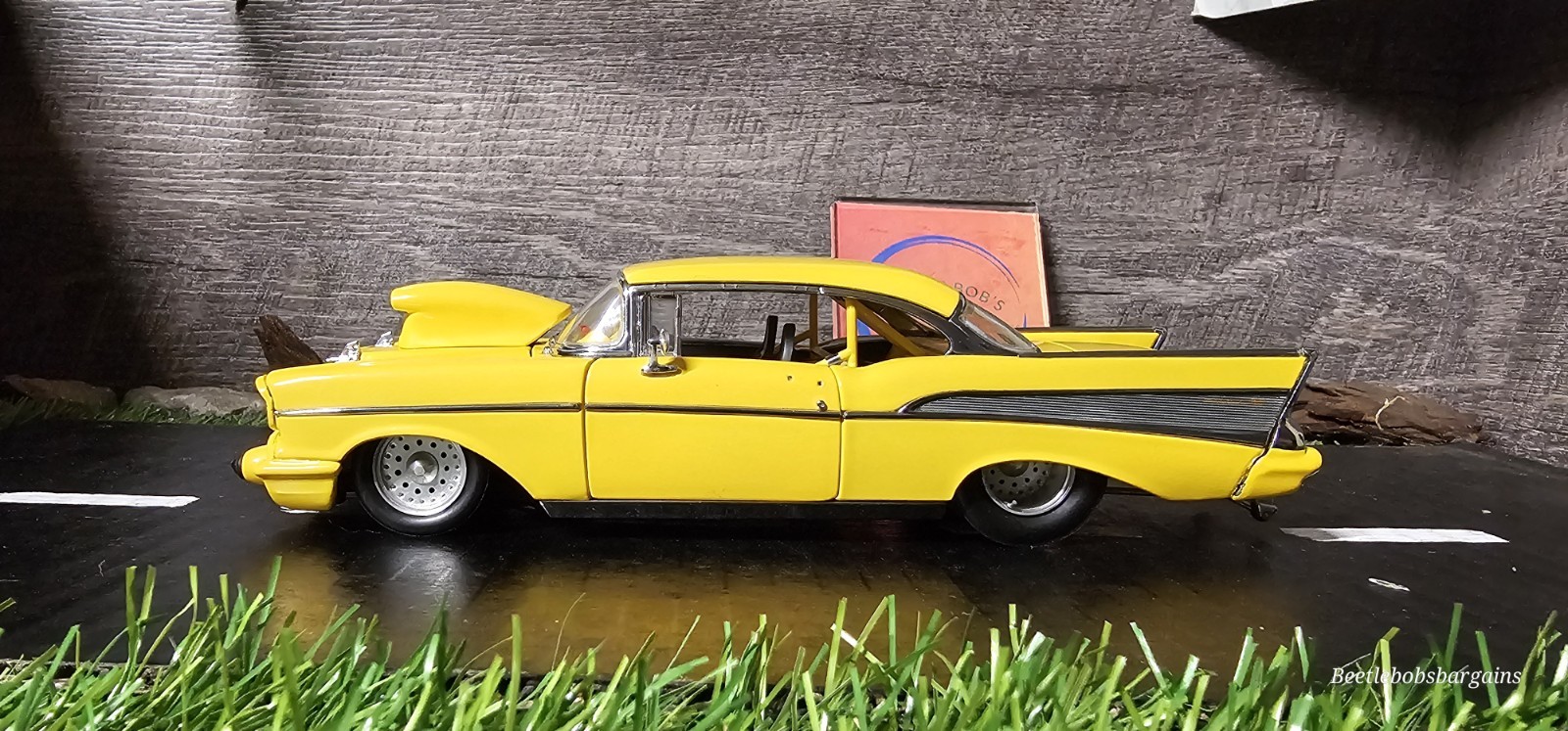 Vntg 1999 Danbury Mint 1957 Chevrolet Pro Street Dragster 1:24 Diecast **READ**