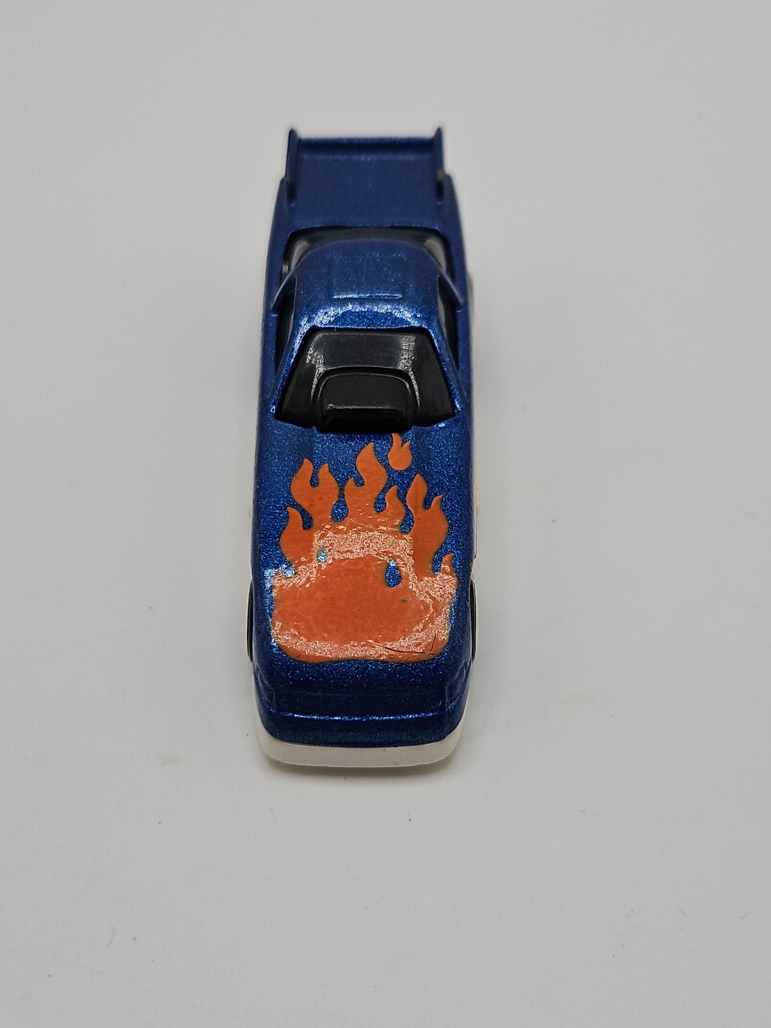 1993 Hot Wheels Blue Flames Funny Dragster Drag Race Car Diecast Toy Mattel