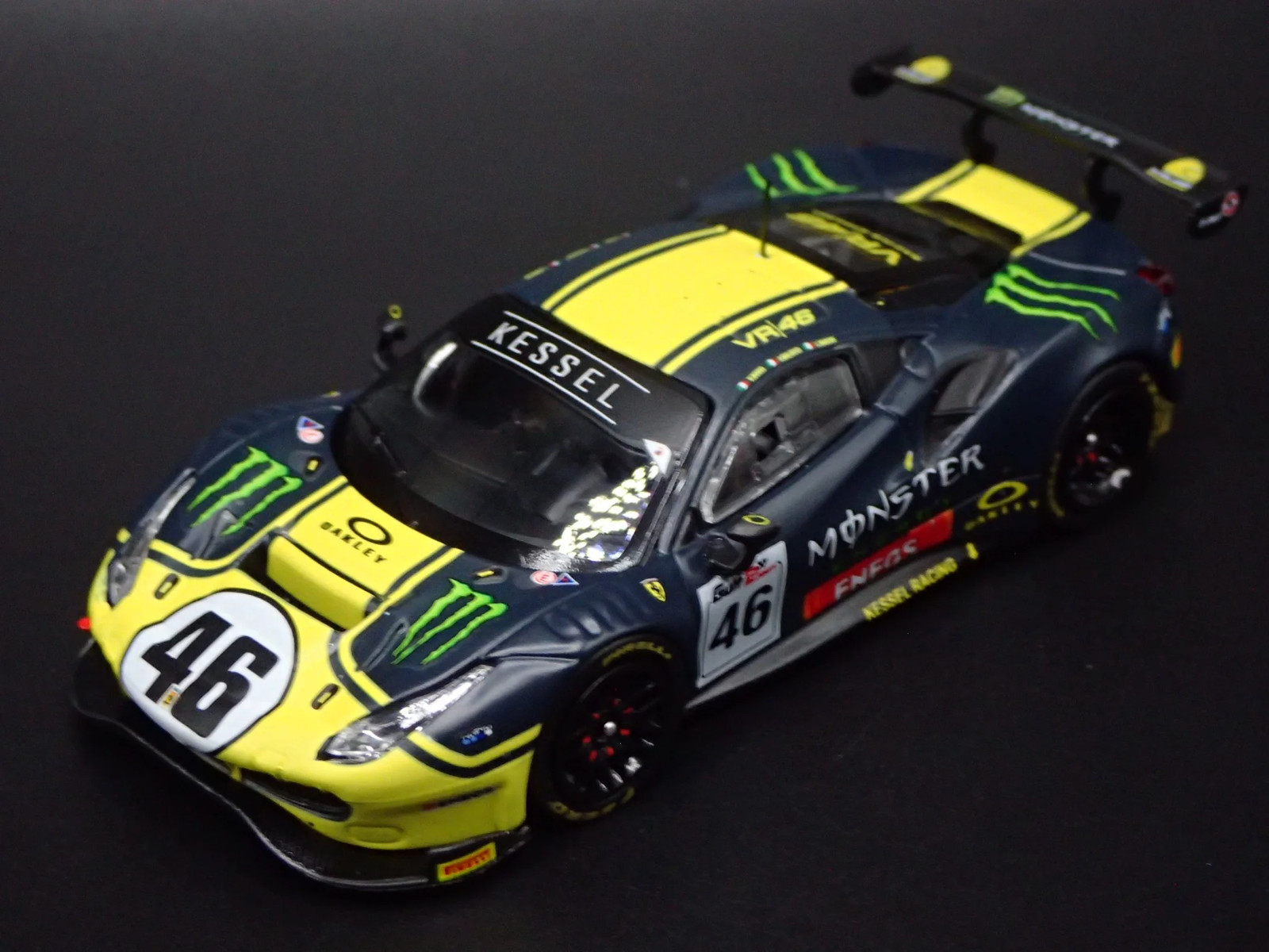 2015-2019 FERRARI 488 GT3 MONSTER ENERGY 2019 12H 1:64 SCALE DIECAST MODEL CAR