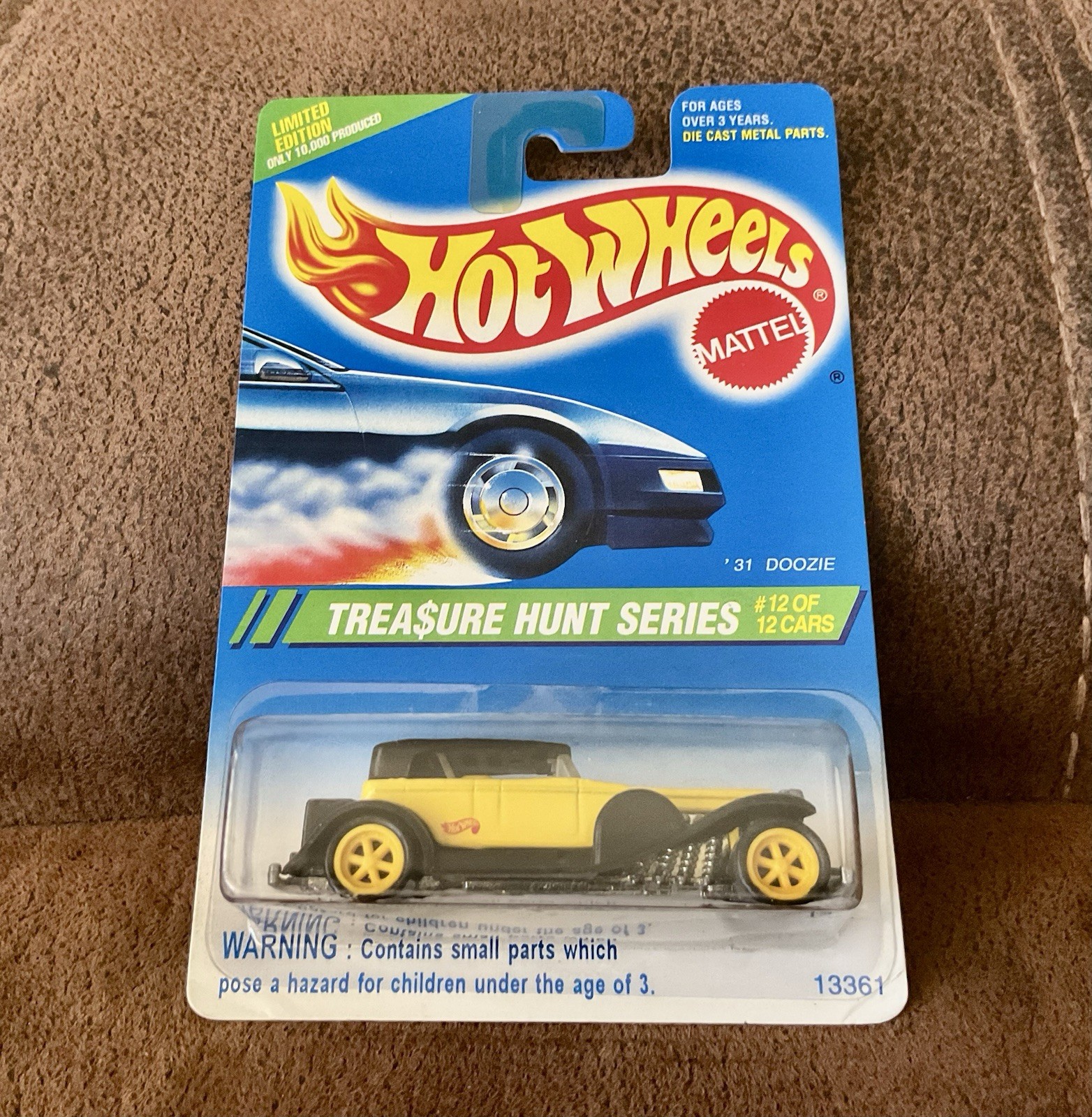 Hot Wheels 1995 Treasure Hunt – #12 ‘31 Doozie – MOMC – with Protector