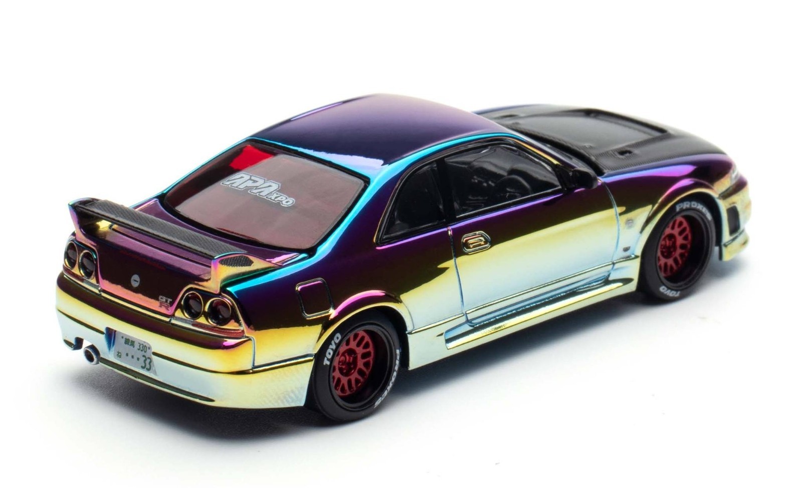 Pop Race Xcartoys 1:64 Nissan Skyline GT-R R33 Magic Color APAxpo 2025 PR640427