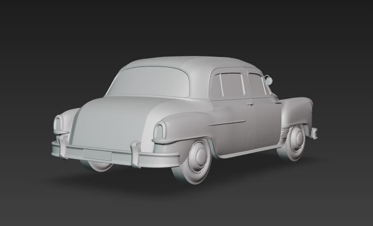 3d printed 1950 Dodge Coronet model car collectible replica