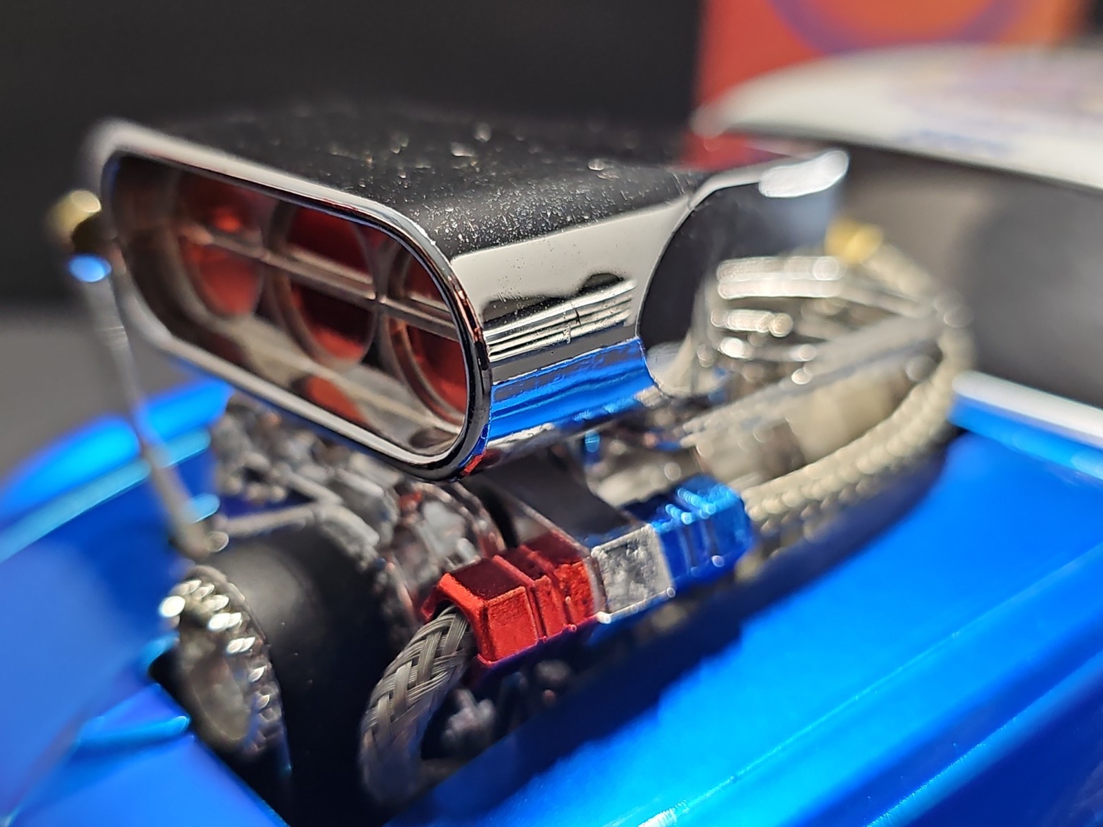Vntg 2004 Muscle Machines 1969 Ford Mustang Vote America 1:18 Diecast Car NO BOX