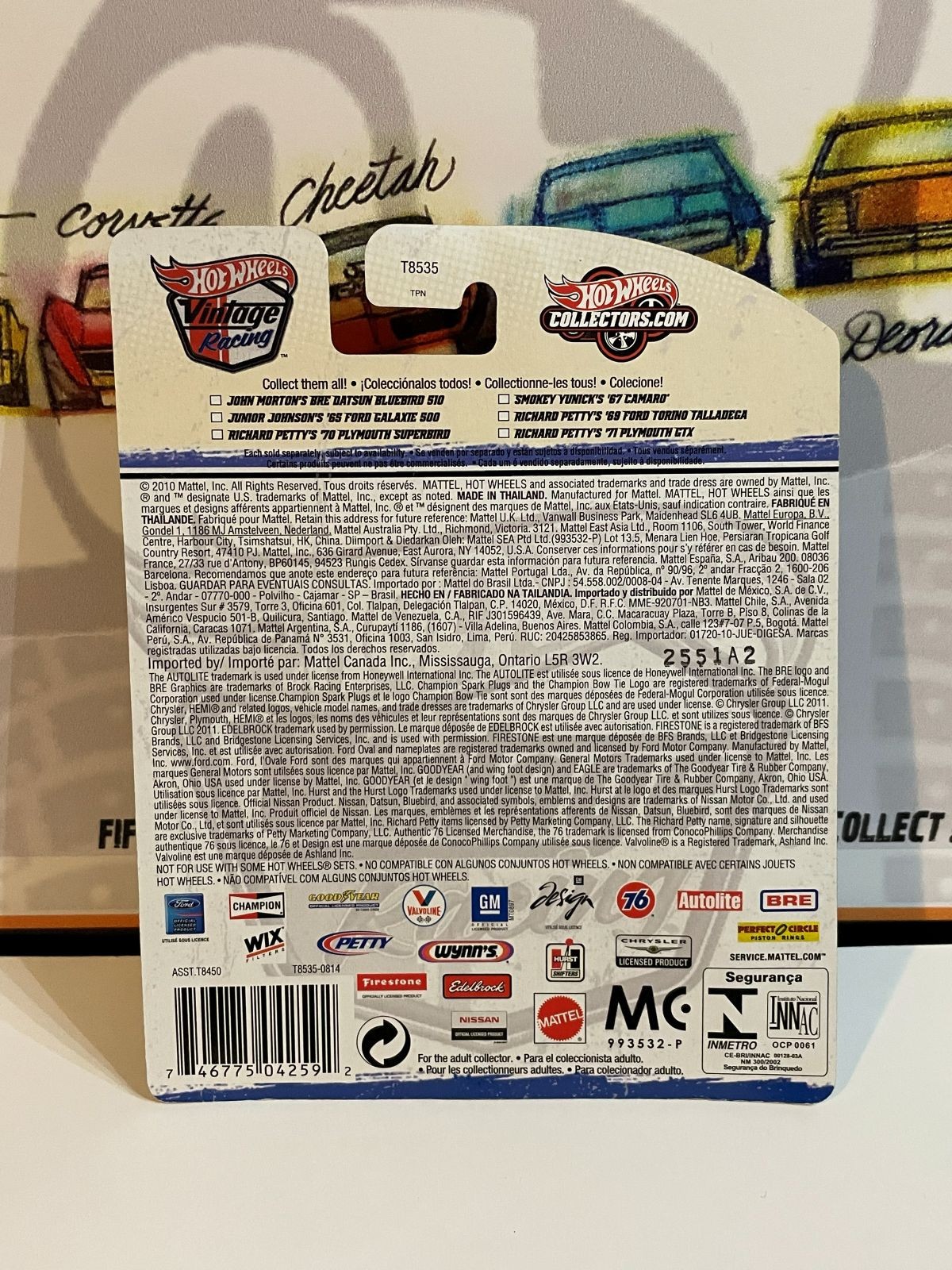 Hot Wheels Vintage Racing Richard Petty’s ’71 Plymouth GTX 24/30