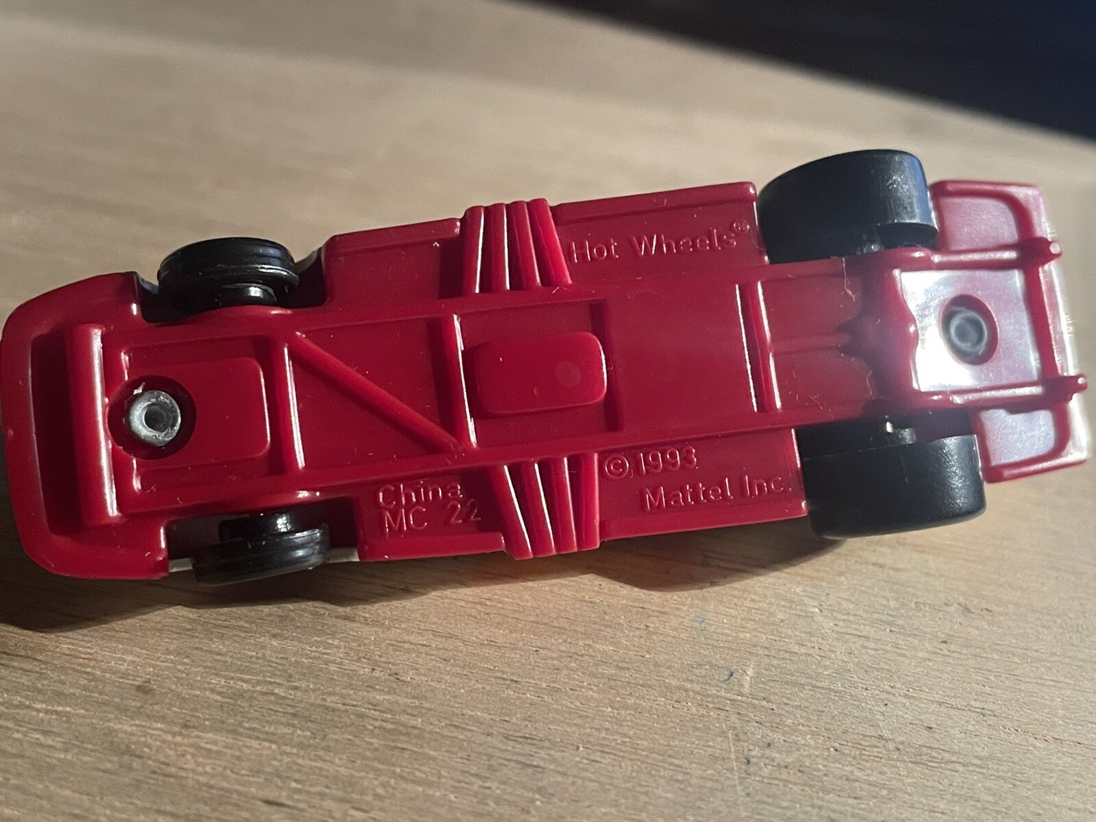 Vintage Mattel Hot Wheels 1993 White Die Cast Dragster