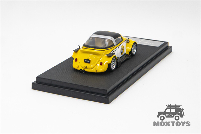 Mini Station 1:64 RWB-Targa Beetle T1 Van Trailer Set Mooneyes Model Car