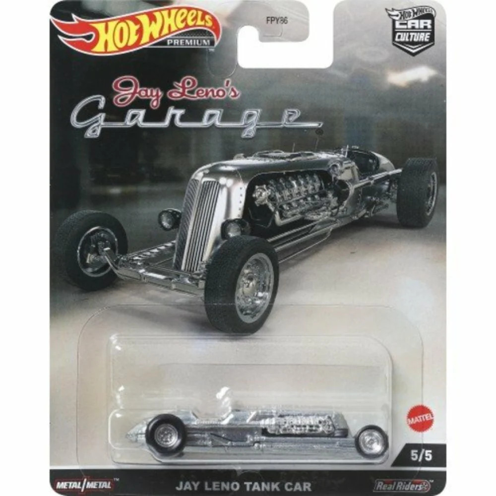 Jay Leno’S Garage Jay Leno Tank Car 5/5 1:64 Hot Wheels Model Car (HCJ85)