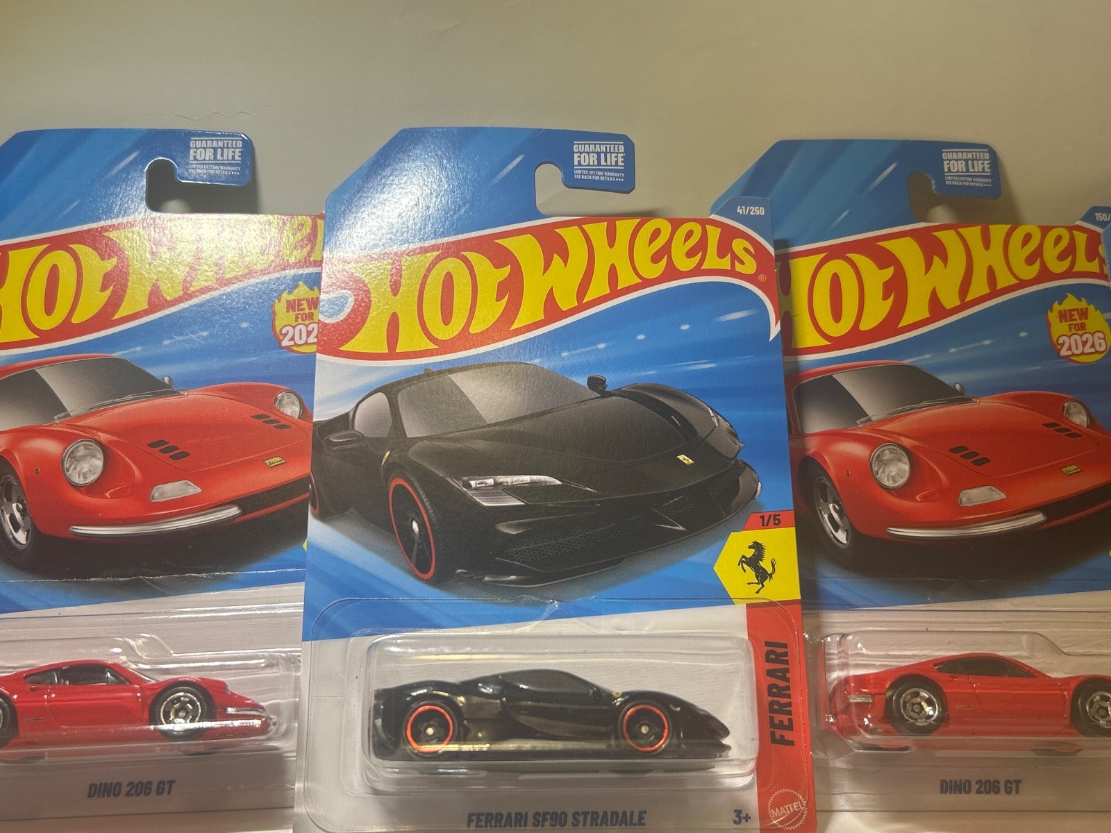 Hot Wheel Ferrari 2025 2026 Lot of 10 F40, GTB4, SF90, 12CILINDRI, DINO NEW HTF