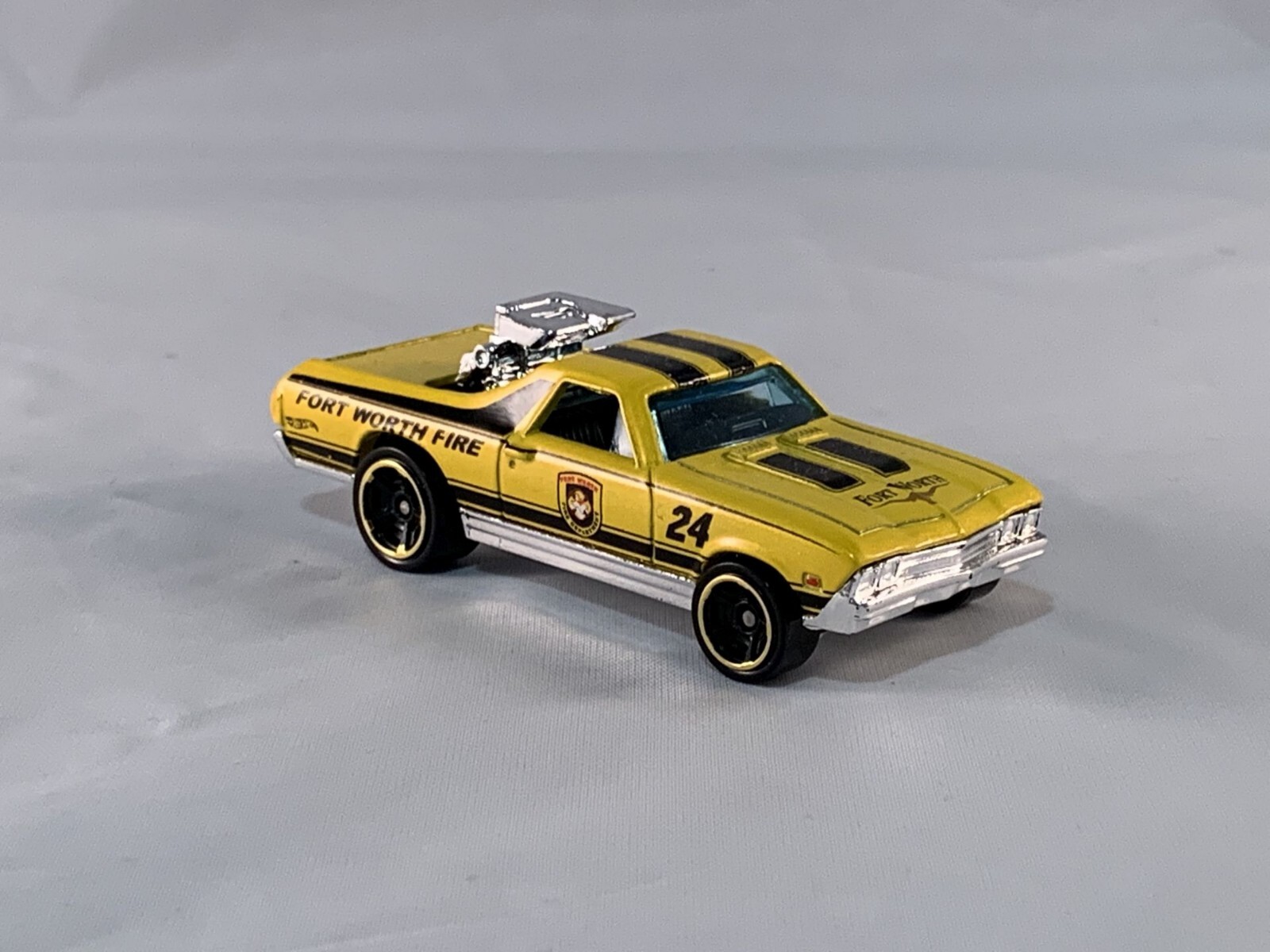 Hot Wheels 1968 El Camino 2011 Main Street Yellow MC5s
