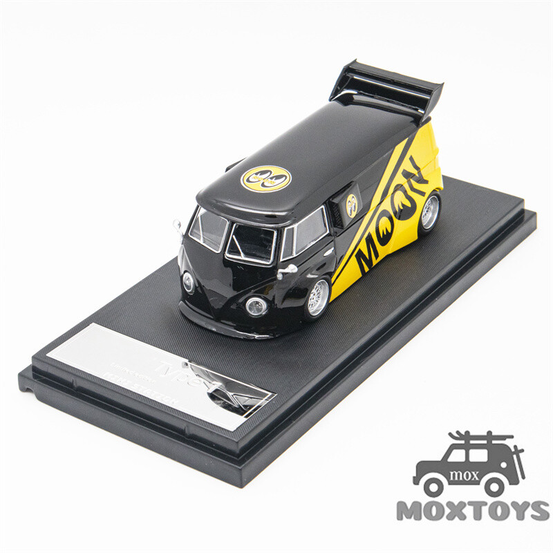Mini Station 1:64 RWB-Targa Beetle T1 Van Trailer Set Mooneyes Model Car