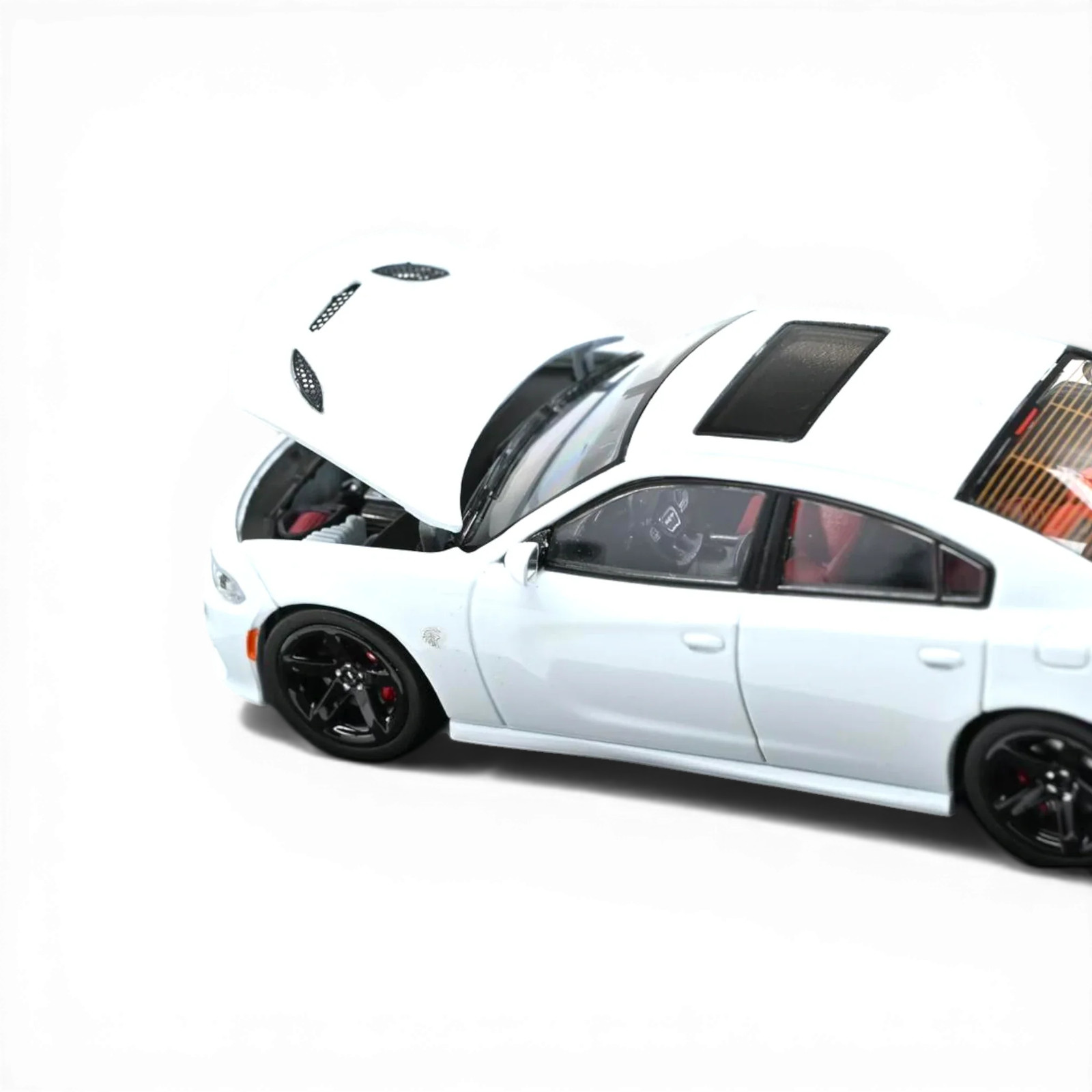 7CM Model Dodge Charger SRT Hellcat – White Knuckle 1:64