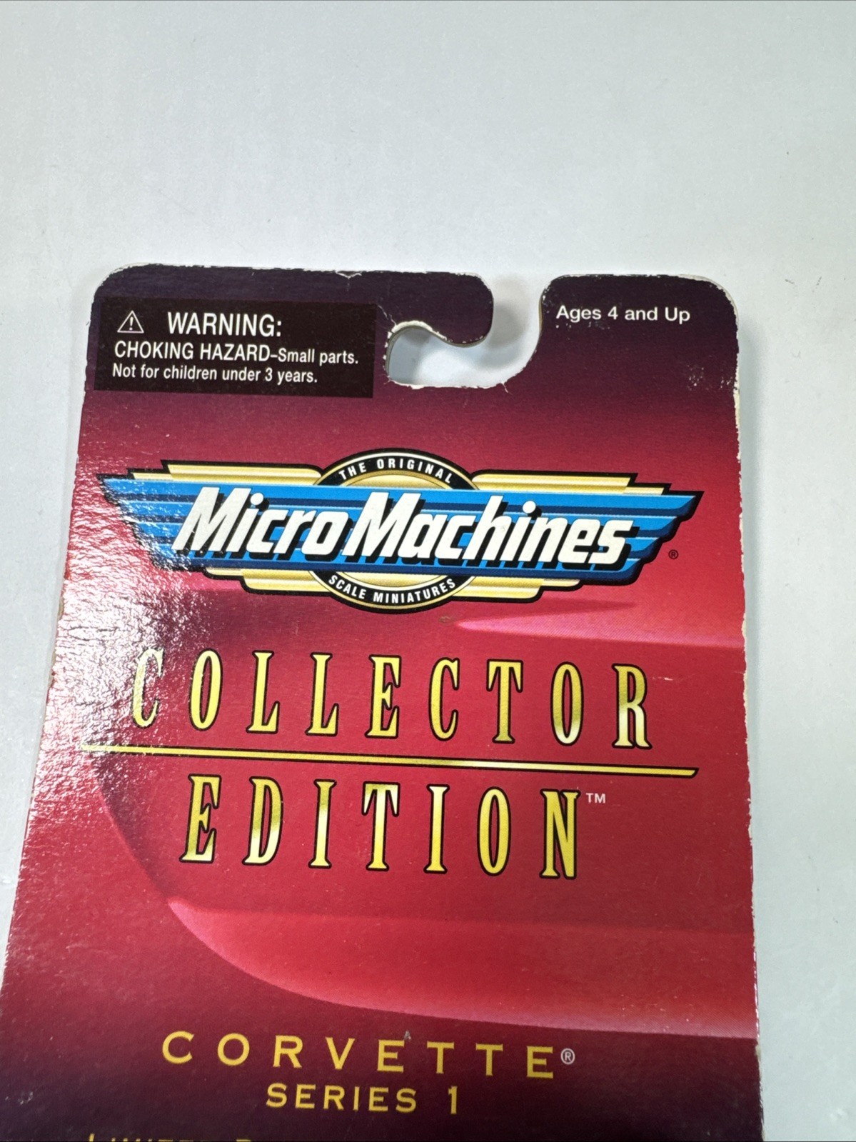 Micro Machines 68 Corvette Convertible Removable Top White New In Pkg