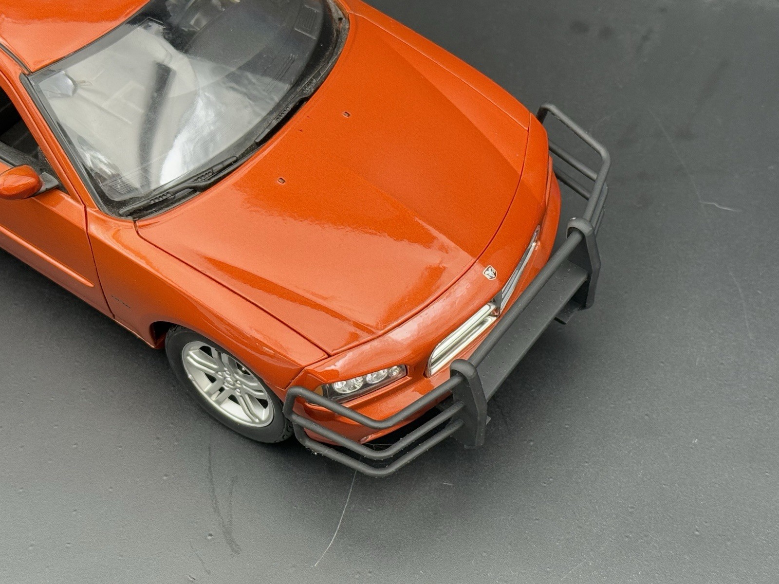 1/18 Go Rhino Wrap Around Push Bumper Pushbar Welly Dodge Charger Police 1851