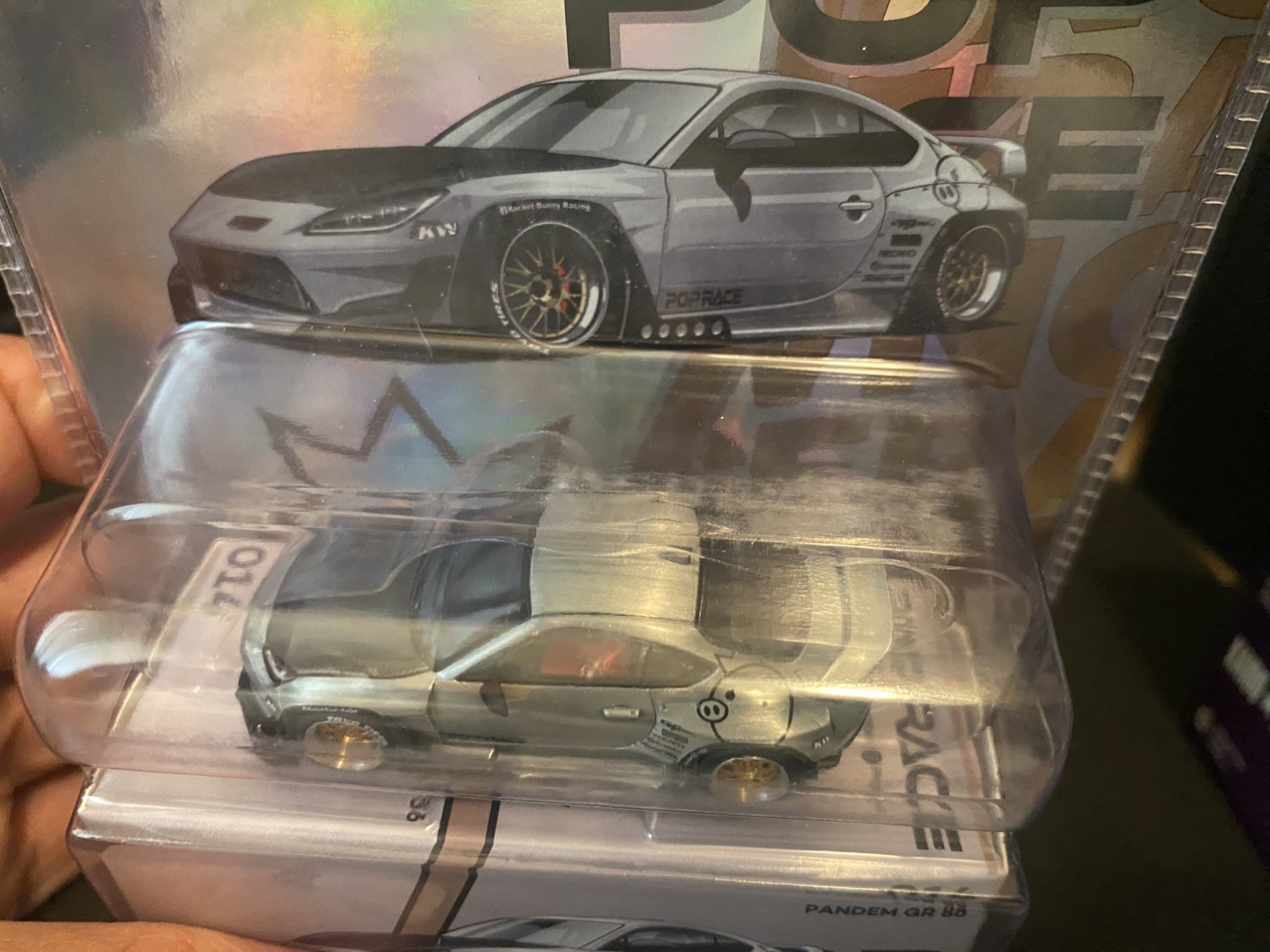 Chase!! TOYOTA PANDEM GR86 1/64 DIECAST MODEL BY POP RACE PR64-PRE014
