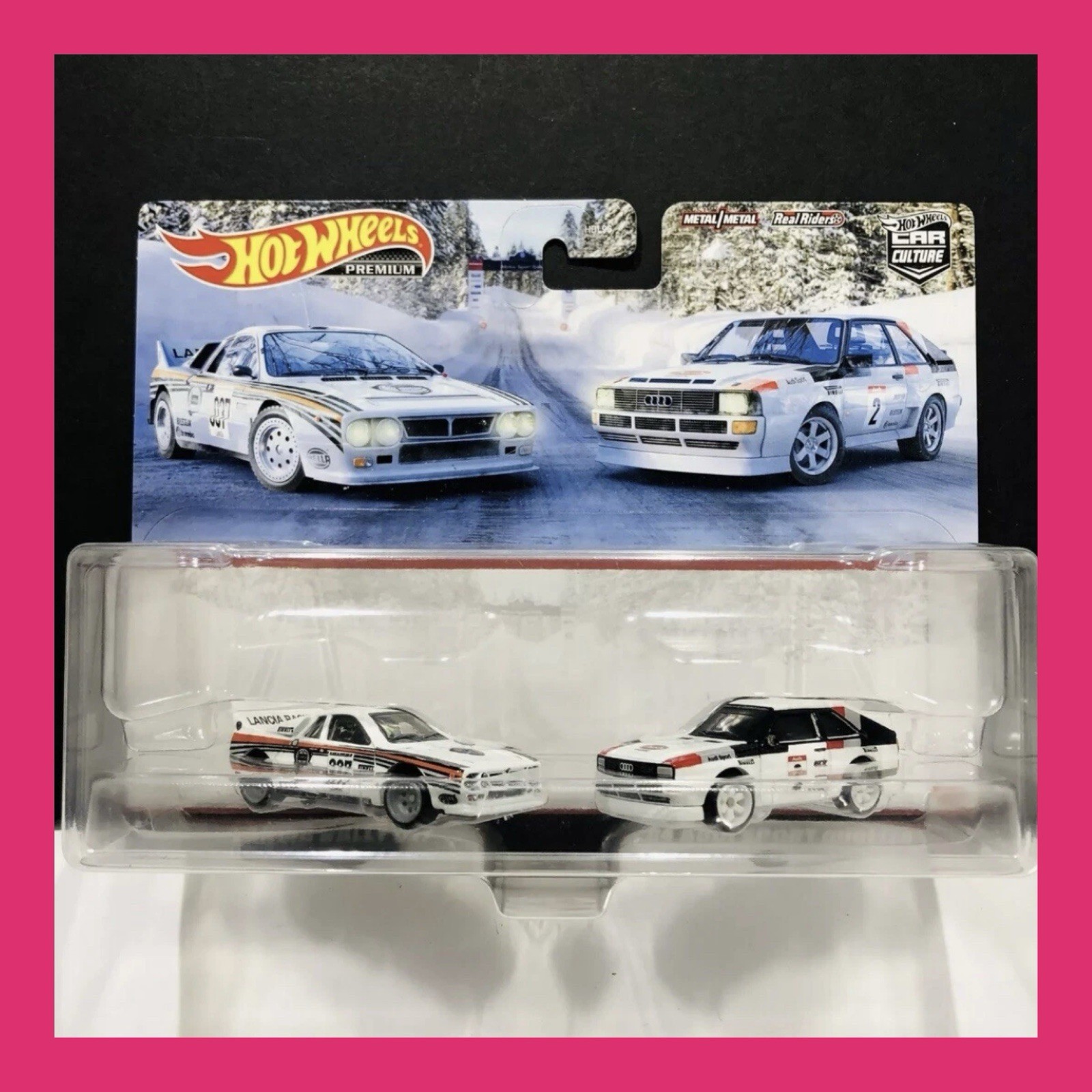 Hot Wheels Car Culture 2 Pack Lancia Rally 037 & 84 Audi sport quattro