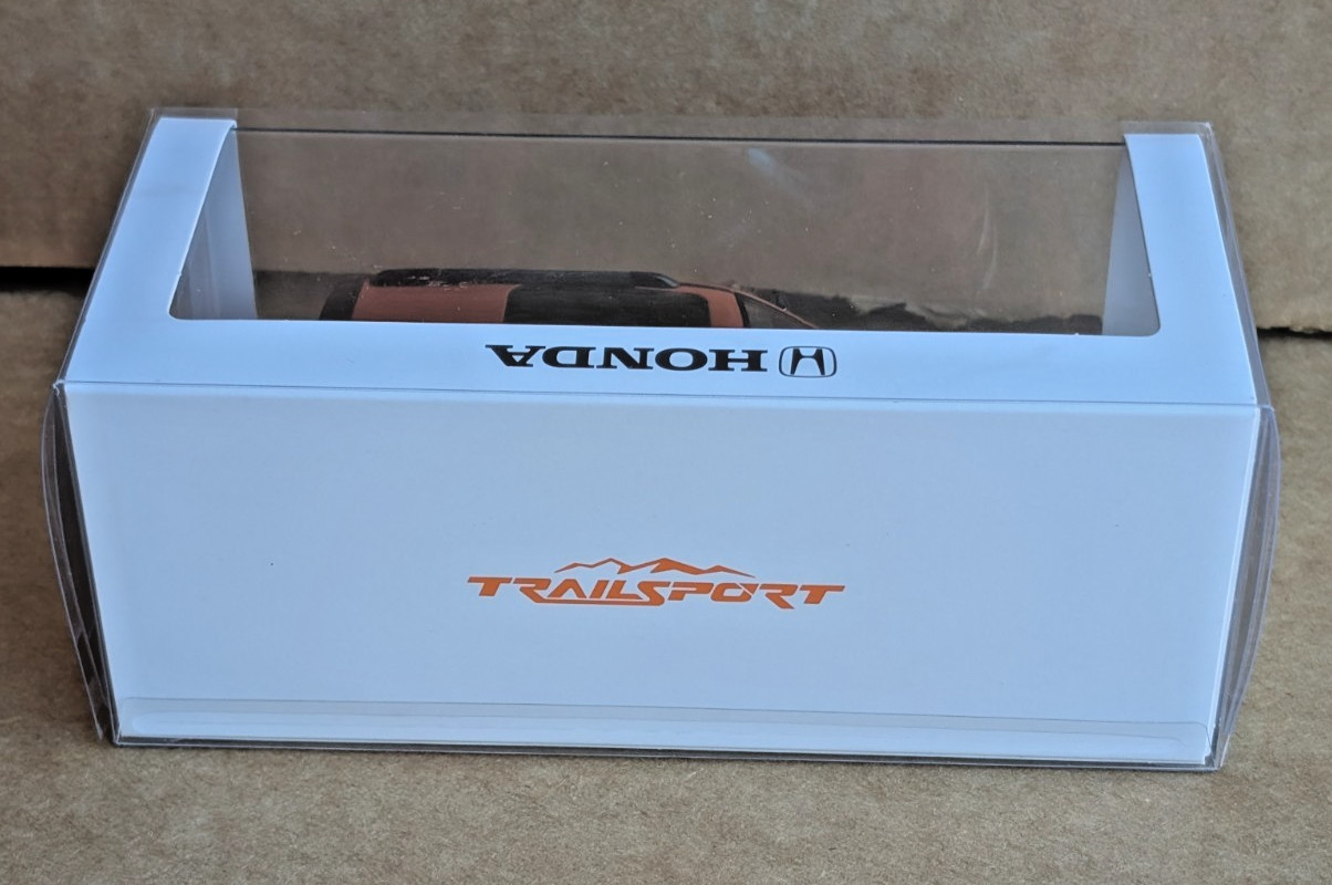 TSM Honda Passport TrailSport Elite 2026 Diecast Dealer Model Sunset Orange 1/43