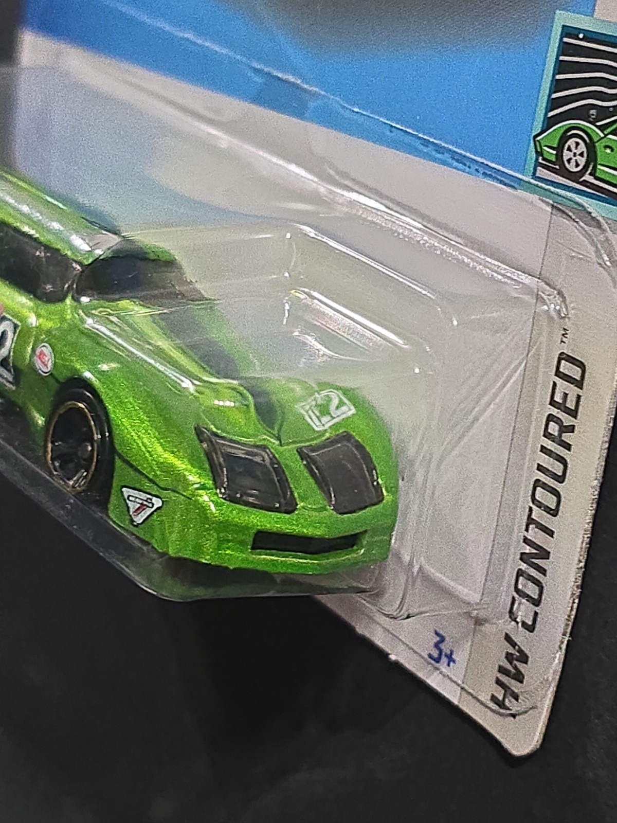 Hot Wheels Contoured #21 Green ’76 Greenwood Corvette 2021 1/5