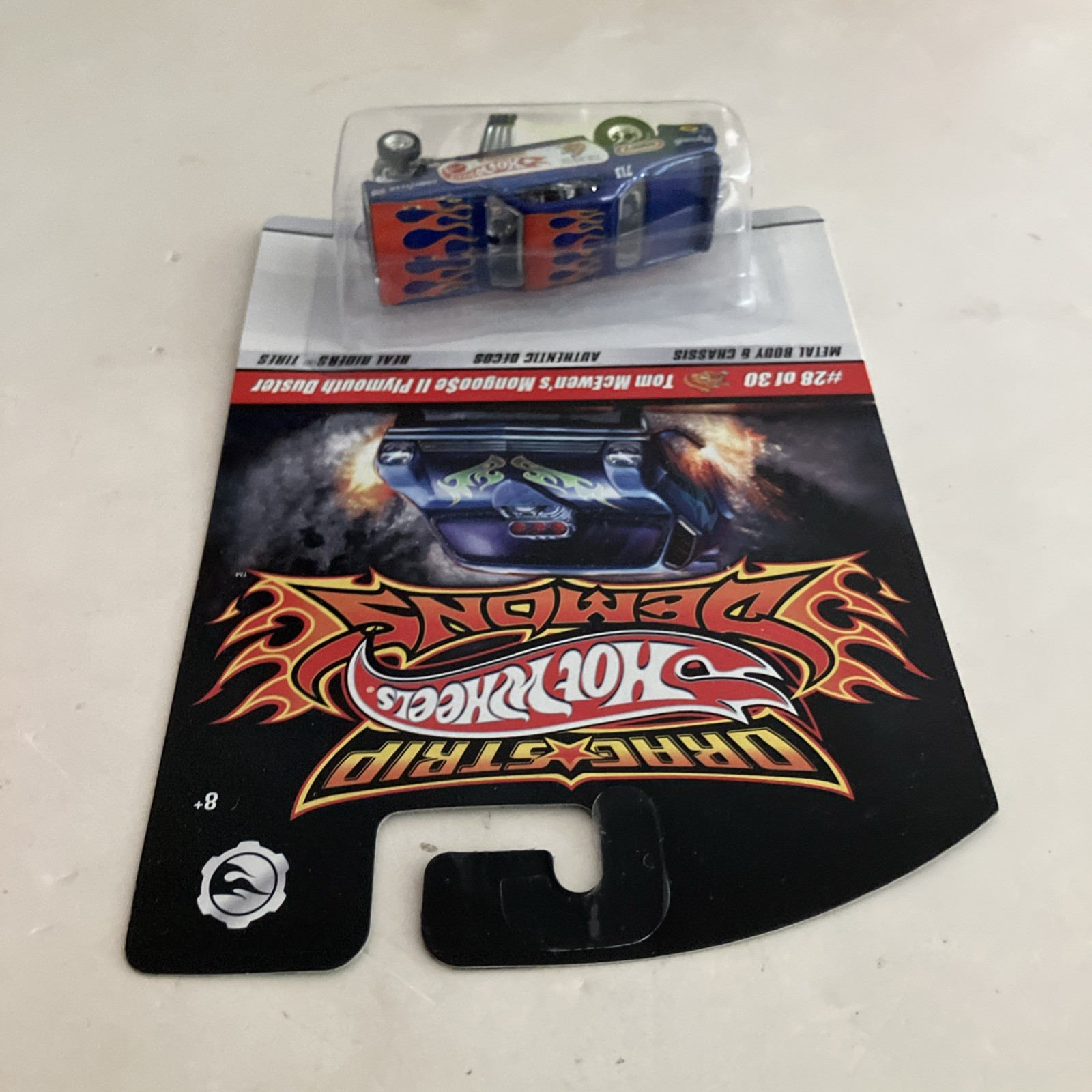 HOT WHEELS Drag Strip Demons Tom McEwen’s Mongoose II Plymouth Duster 28/30