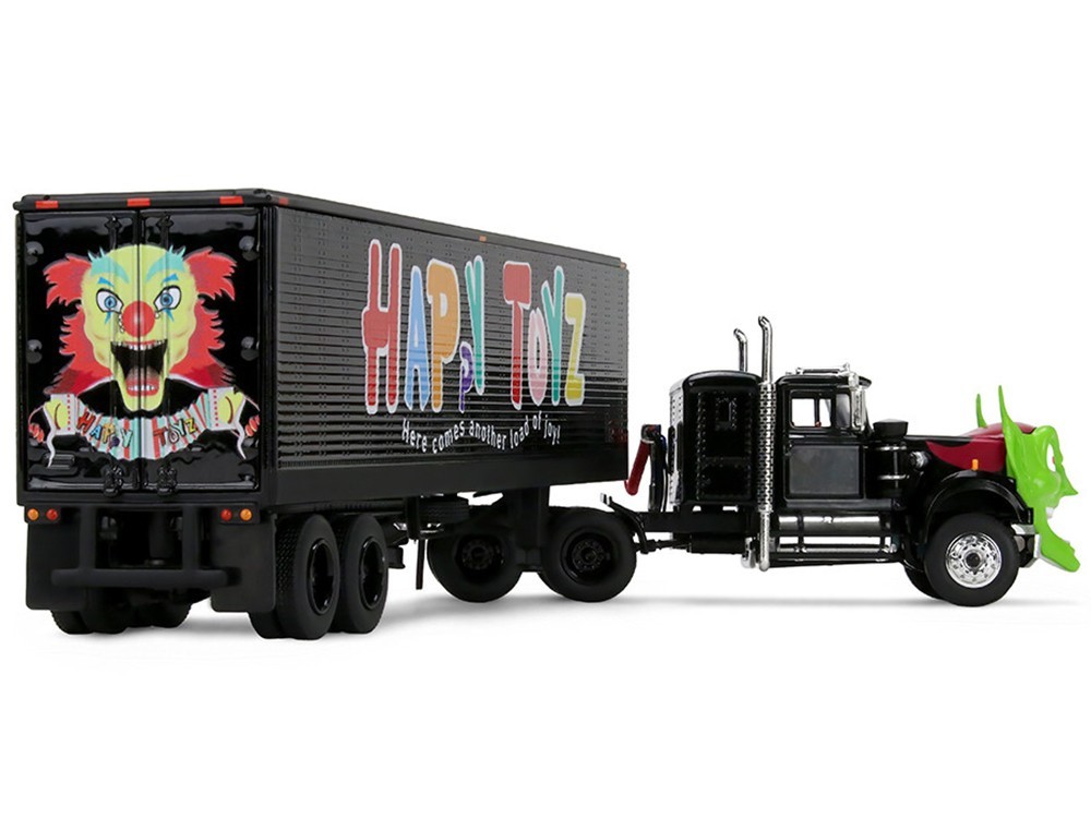 WHITE WESTERN STAR 4800 “MAXIMUM OVERDRIVE” BLACK 1/64 BY DCP/FIRST GEAR 68-2287