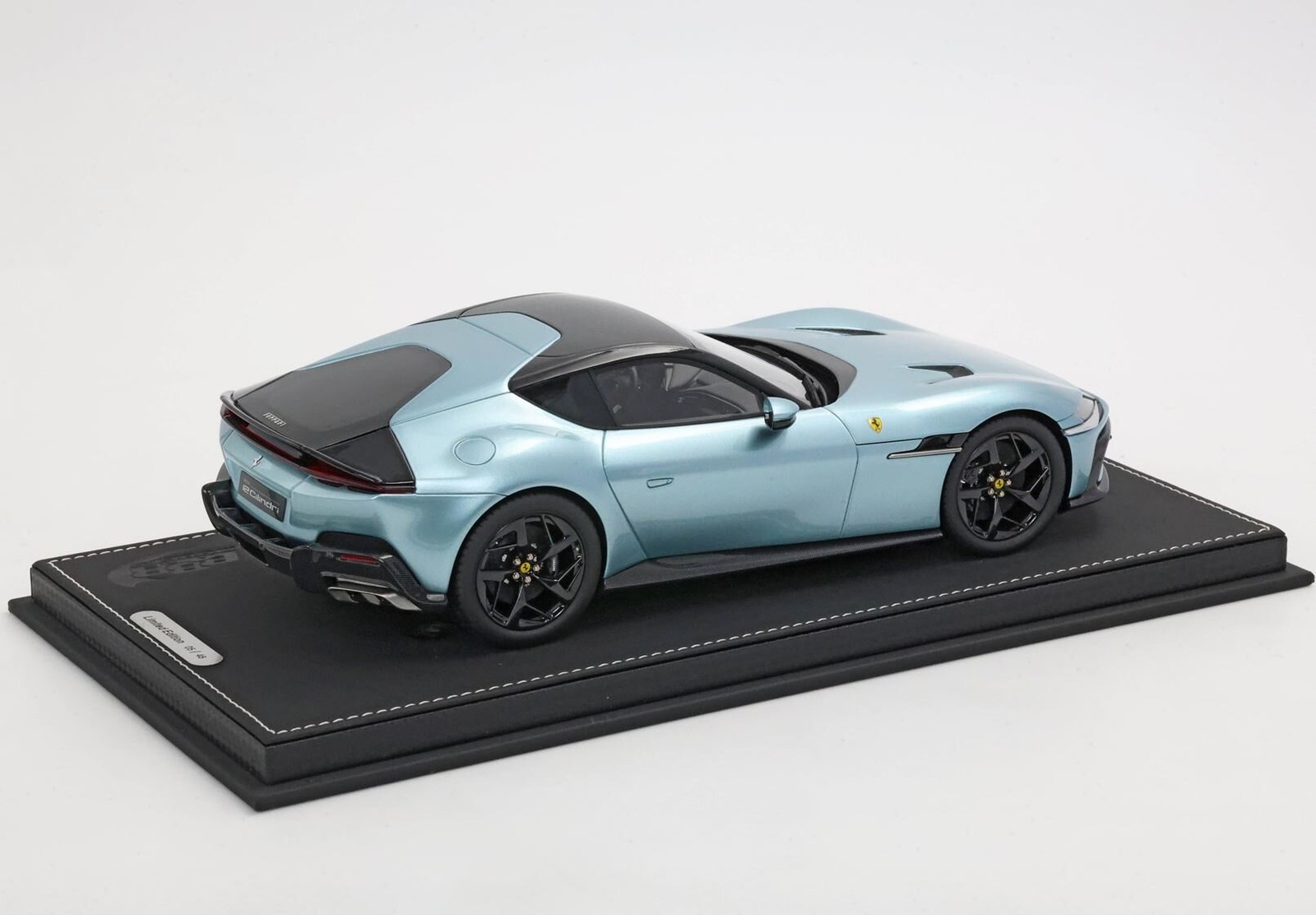 Ferrari 12Cilindri Coup Celeste Trevi in 1:18 scale by BBR