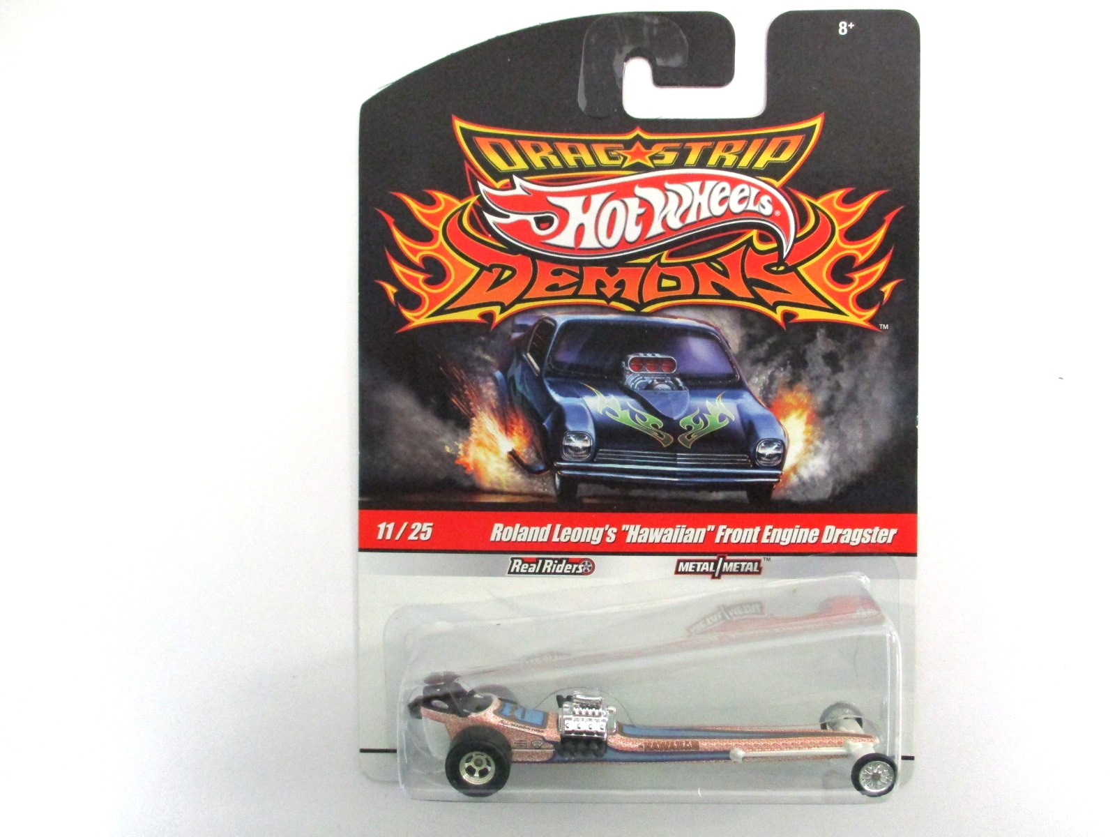 HOT WHEELS – DRAG STRIP DEMONS -ROLAND LEONG HAWAIIAN FRONT ENGINE DRAGSTER READ